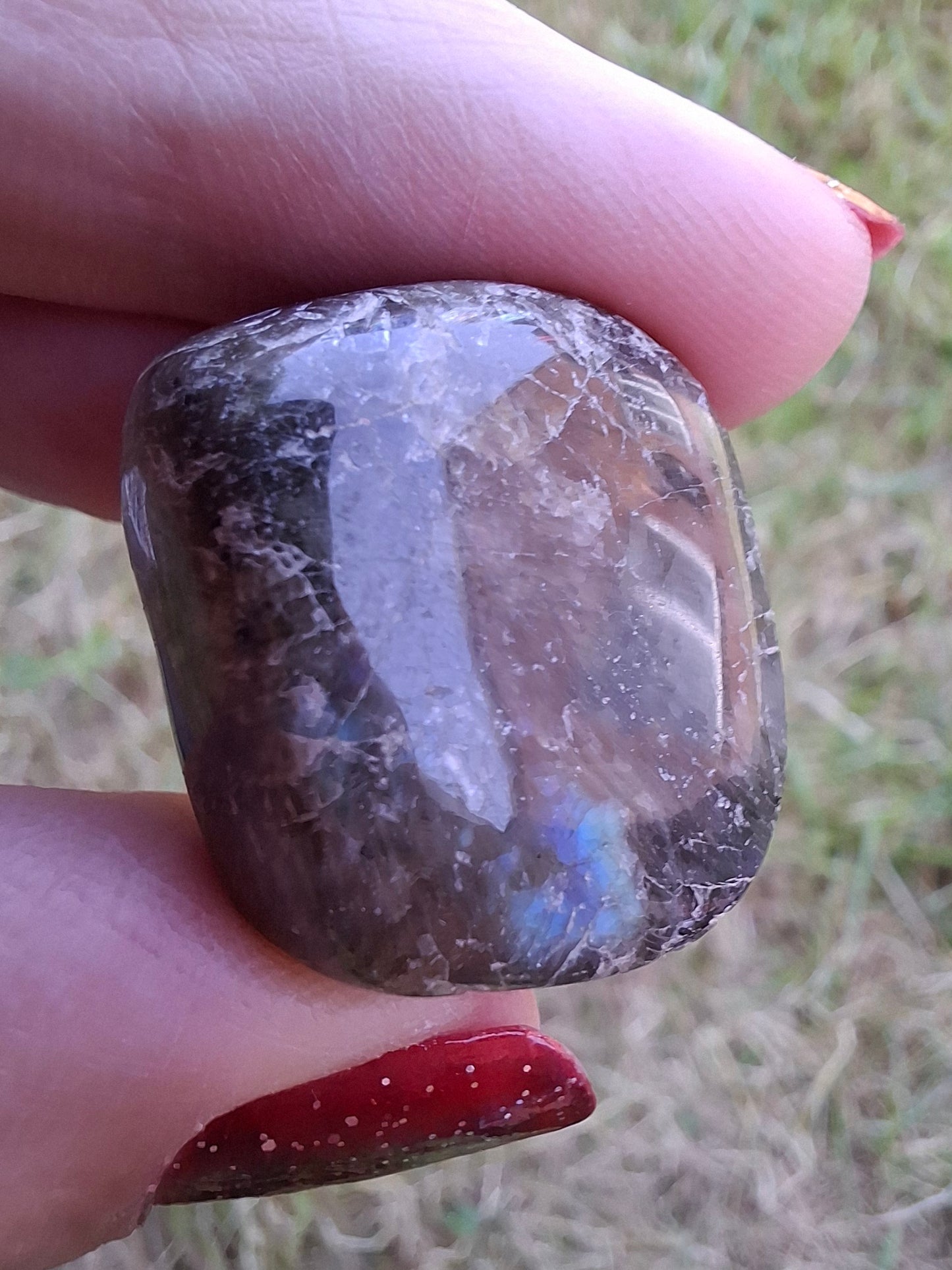 Labradorite, Tumble Stone, Crystal (Ref: T211)