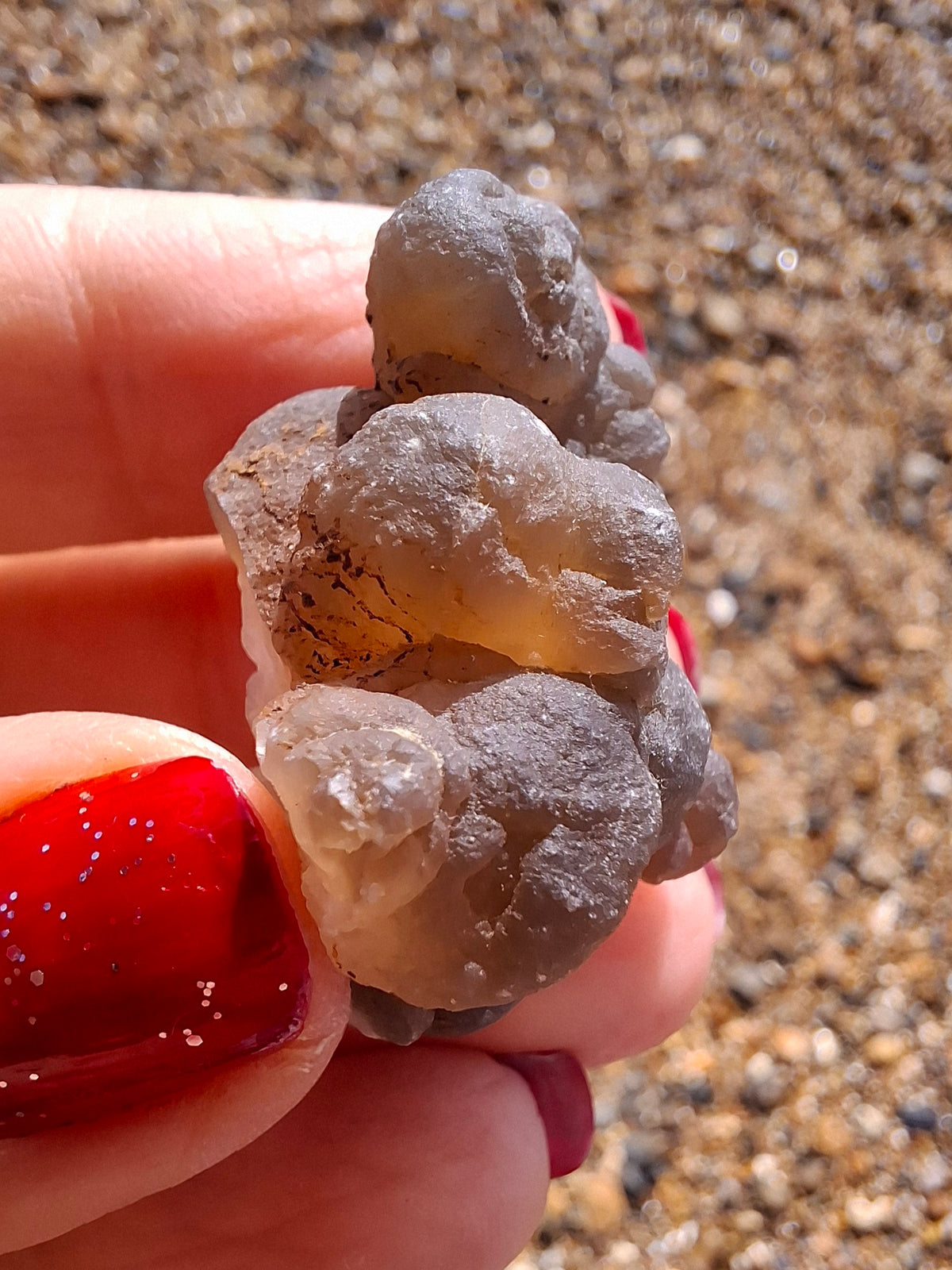 Nebula Chalcedony, 18.80g, Fossil (Ref: NC9)