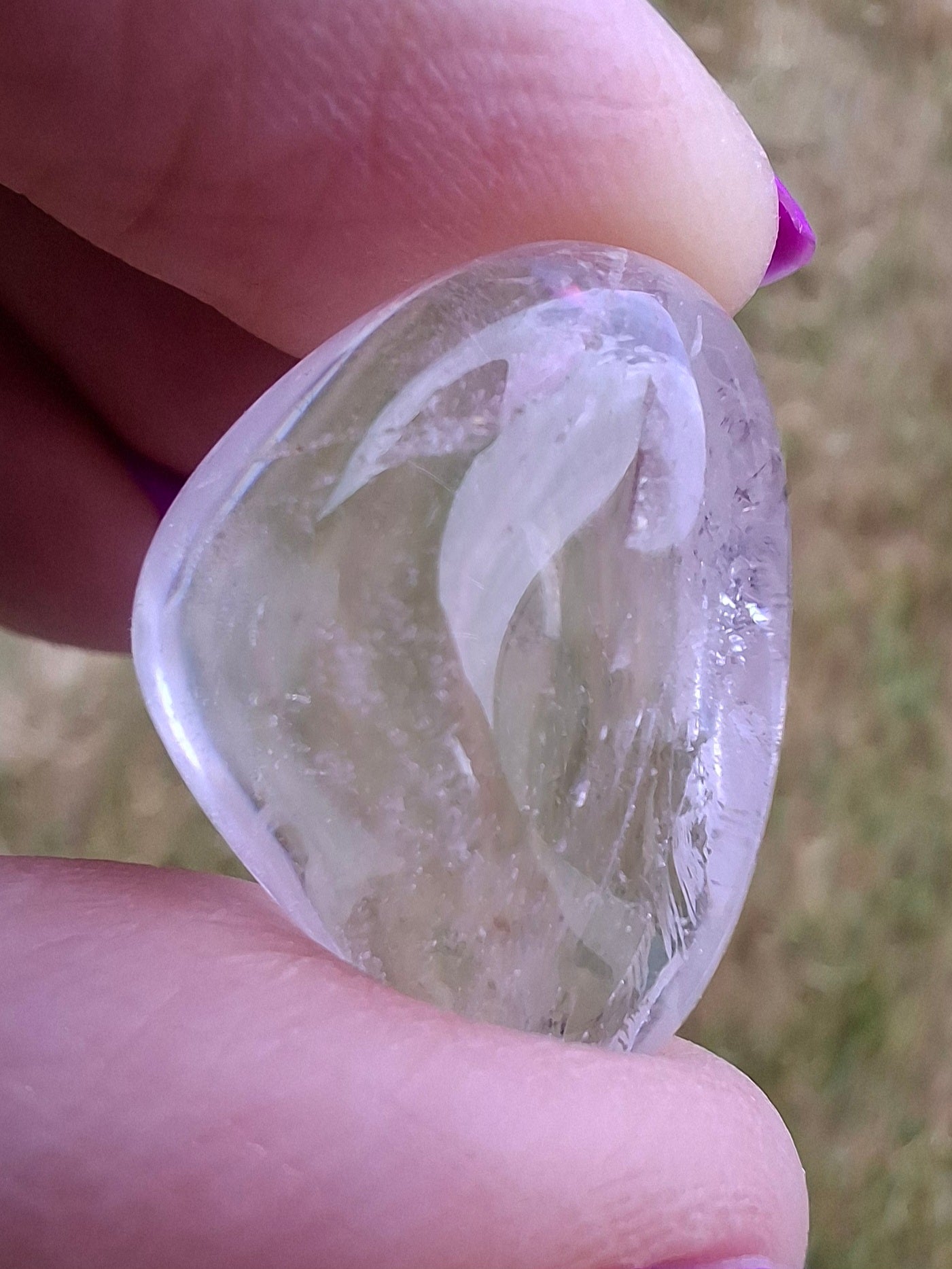 Clear Quartz, Tumble Stone, Crystal (Ref: T32)
