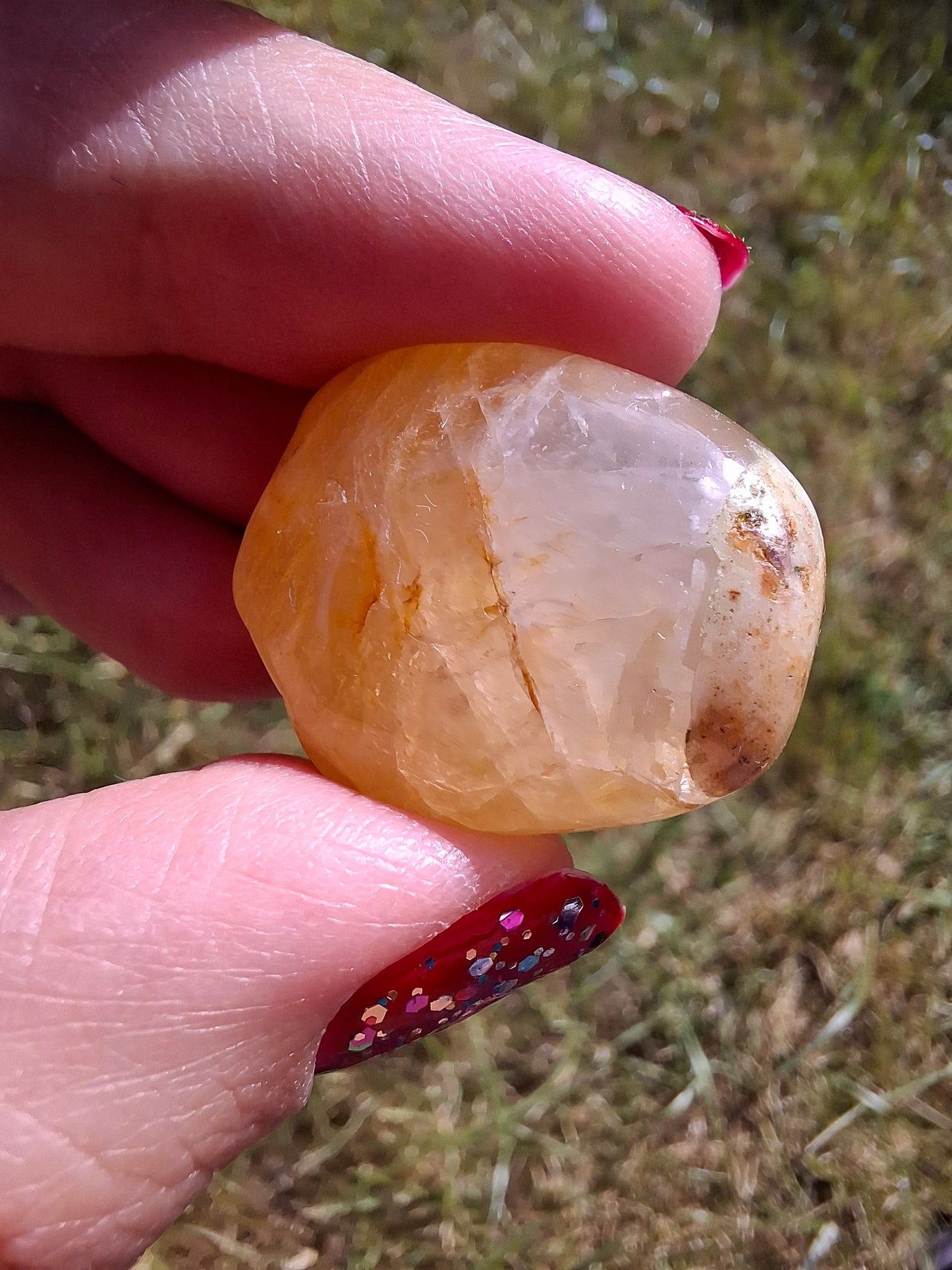 Golden Healer, Tumble Stone, Crystal (Ref: T194)