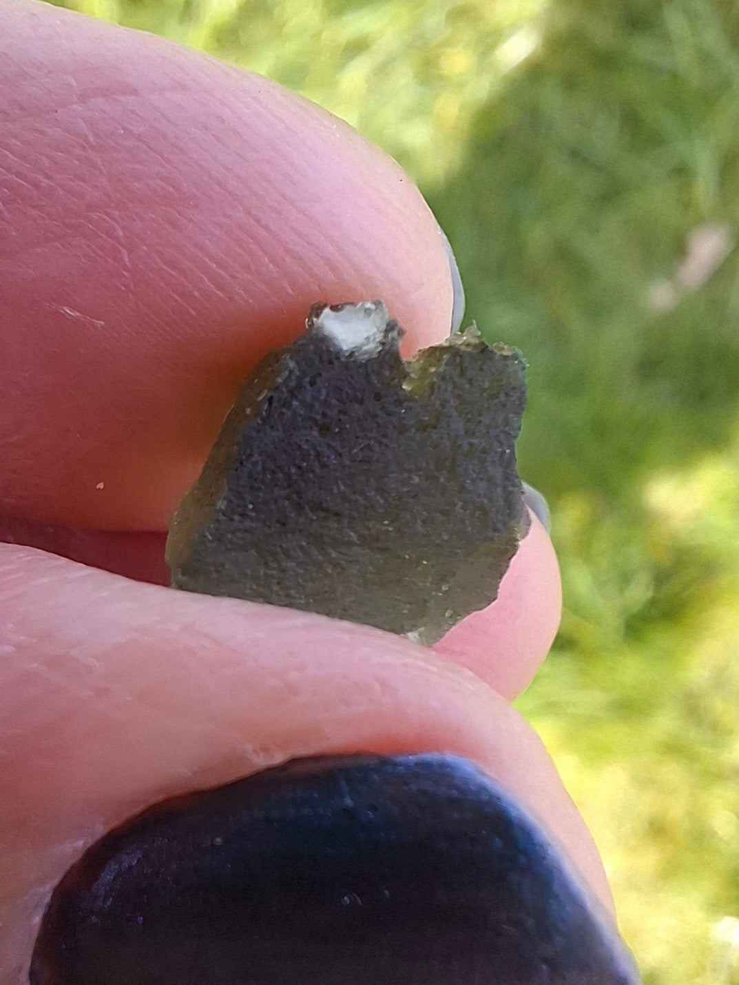 Moldavite Piece, 1.00g, Tektite (Ref: 1398)