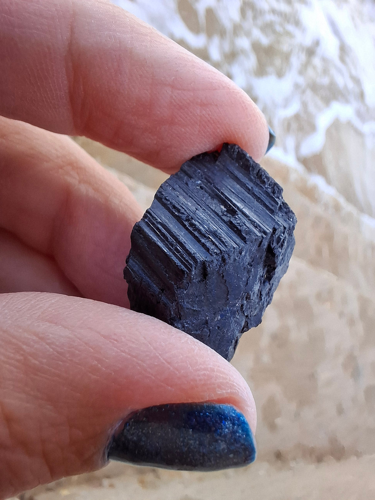 Black Tourmaline RAW, 8.86g, Crystal (Ref: RBT3)