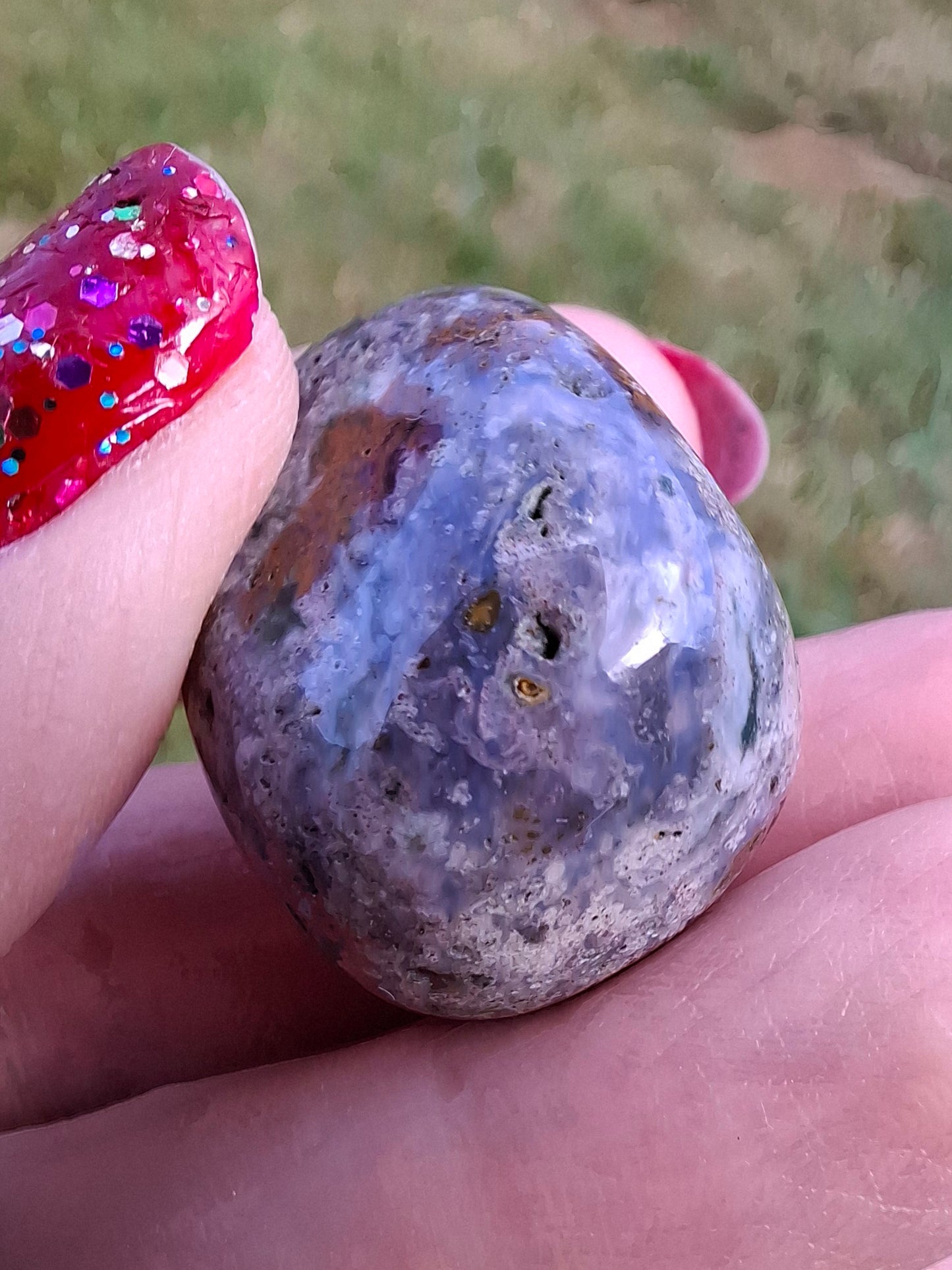 Ocean Jasper, Tumble Stone, Crystal (Ref: T205)