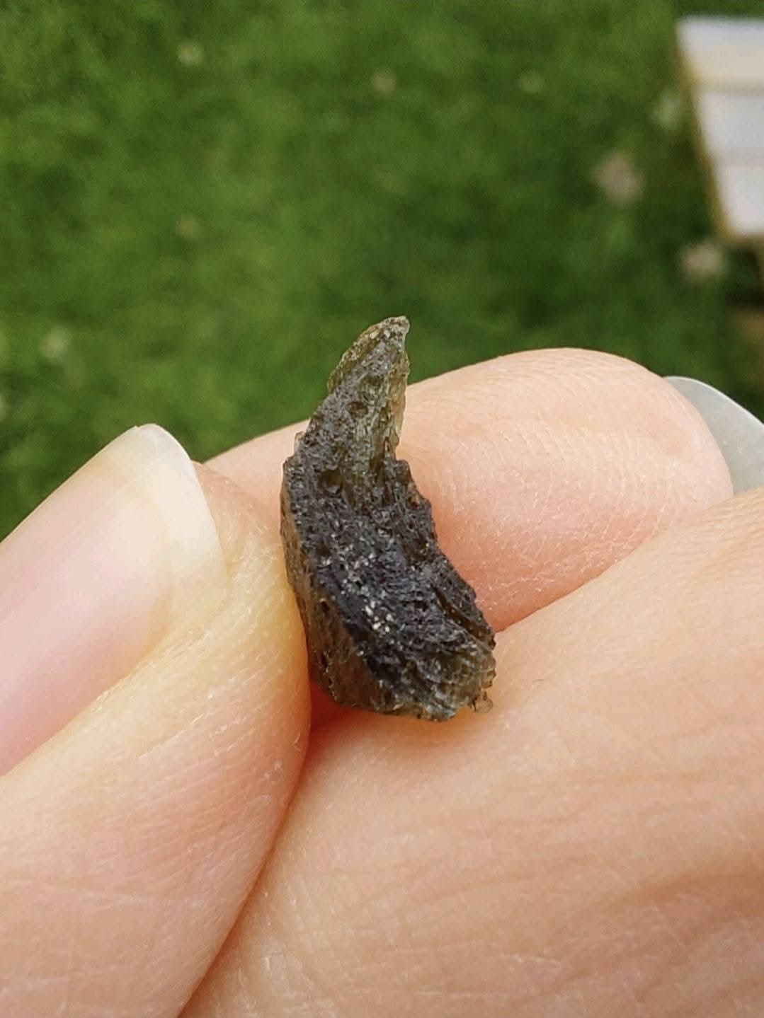 Moldavite Piece, NESMEN LES, 0.62g, Tektite (Ref: 840)