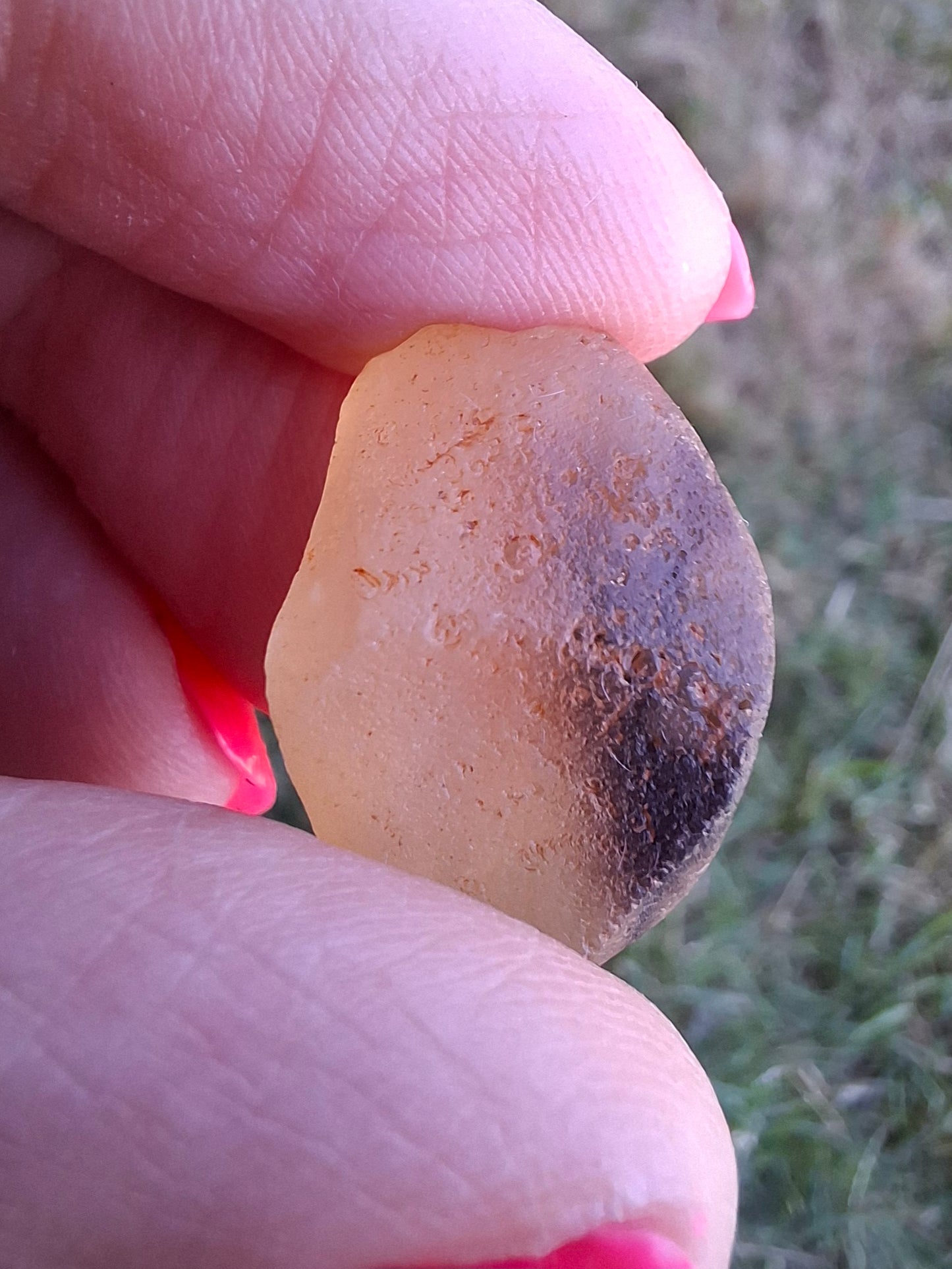 Libyan Desert Glass (darker) Piece, 4.70g, Tektite (Ref: L1372)