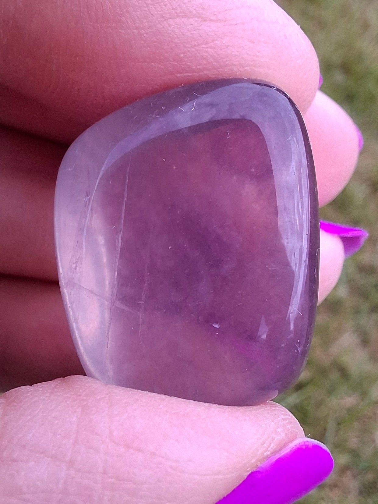 Fluorite, Tumble Stone, Crystal (Ref: T52)
