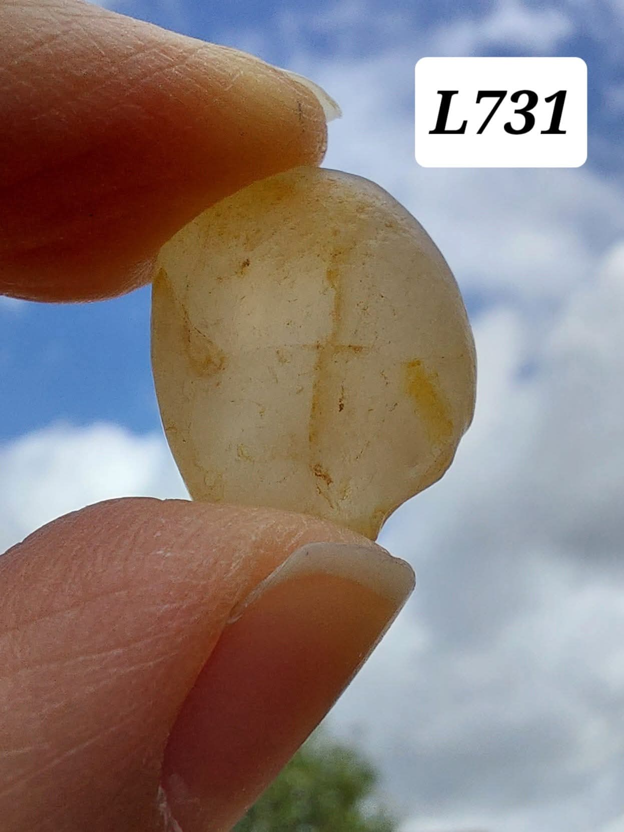 Libyan Desert Glass Piece, 3.32g, Tektite