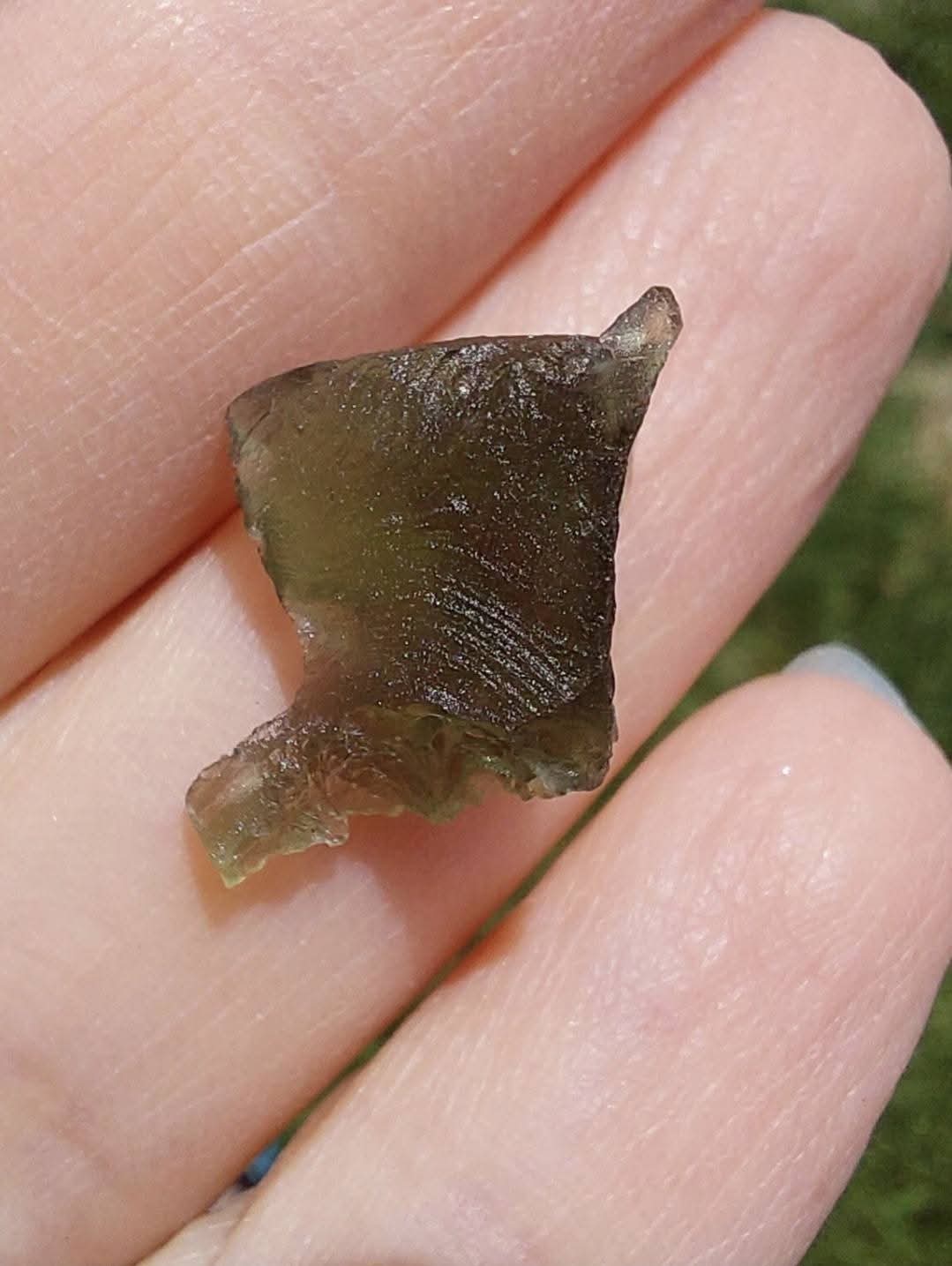 Moldavite Piece, 1.10g, Tektite (Ref: E230)