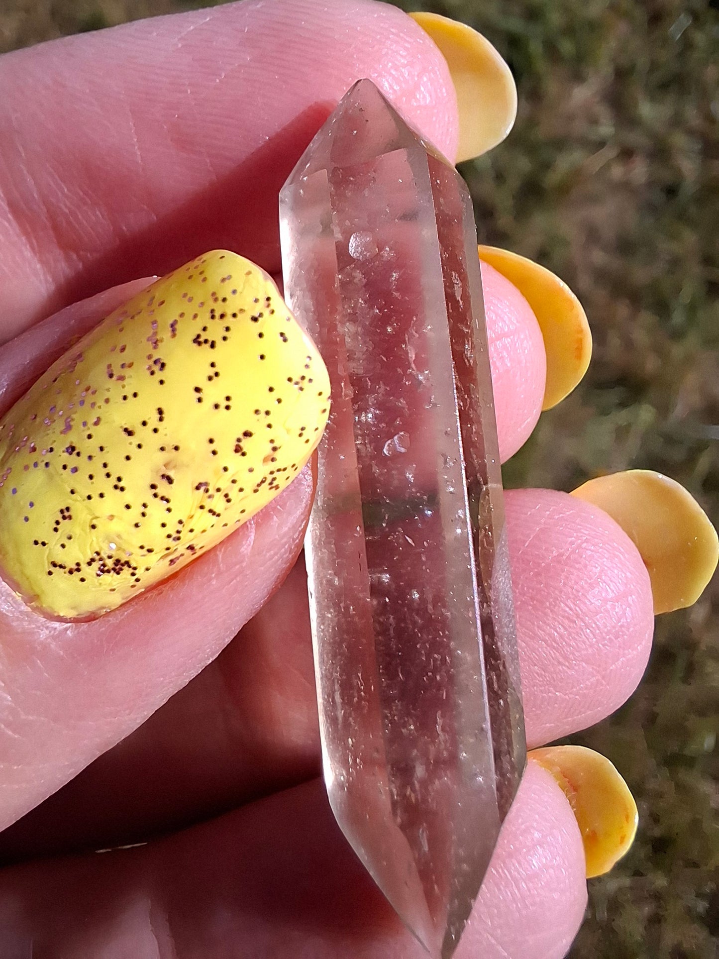 Libyan Desert Glass DT Carving, 4.22g, Tektite (Ref: LDT6)