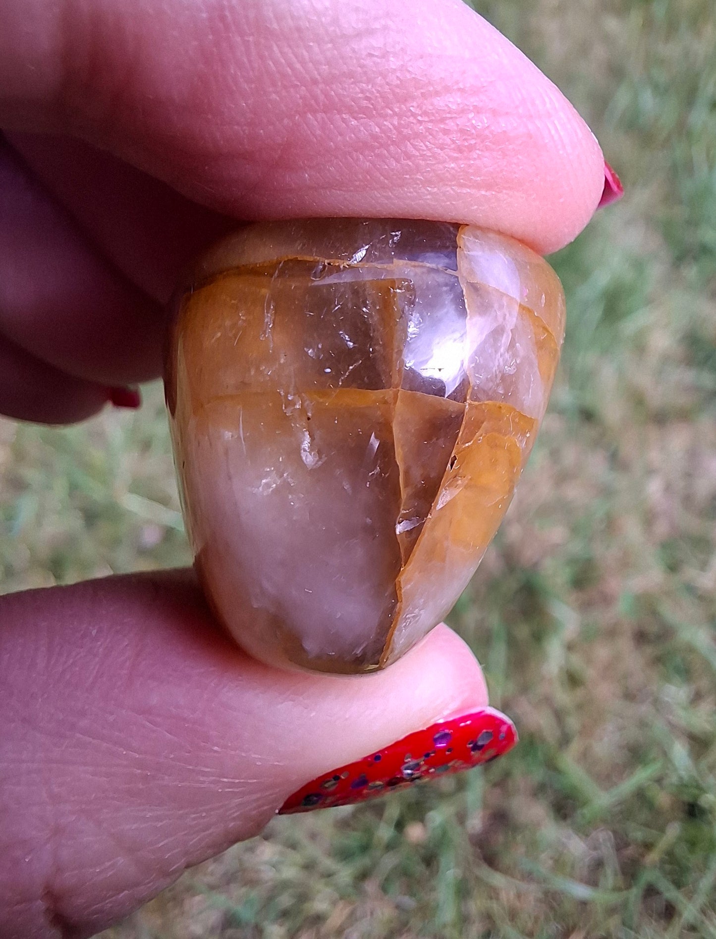 Golden Healer, Tumble Stone, Crystal (Ref: T195)