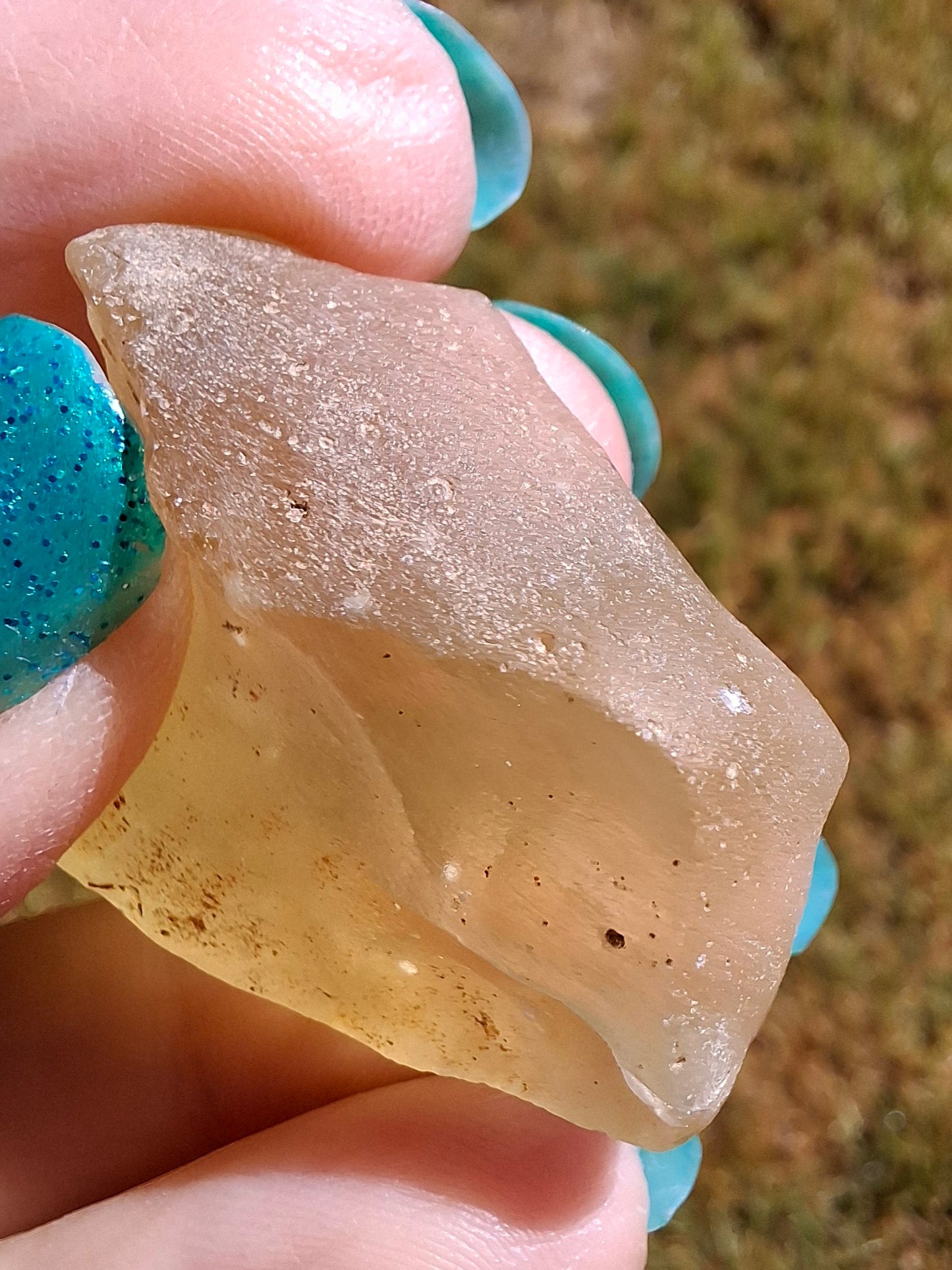 Libyan Desert Glass Piece, 12.30g, Tektite