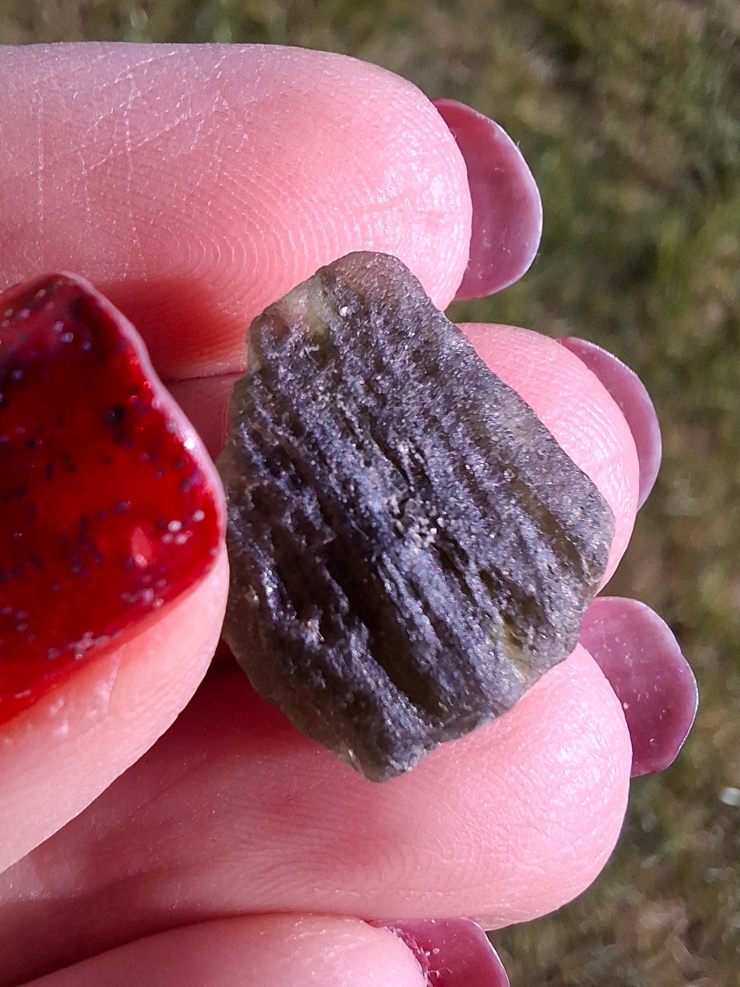 Moldavite Piece, 2.06g, Tektite (Ref: 1467)
