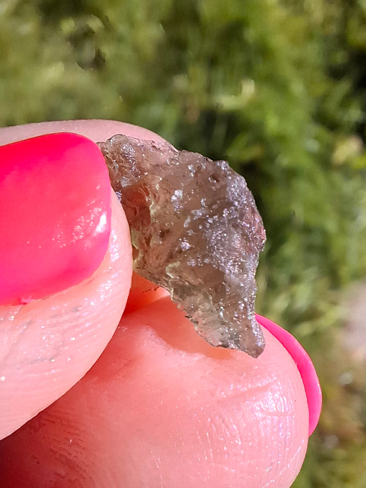 Moldavite Piece, 0.60g, Tektite (Ref: 1403)