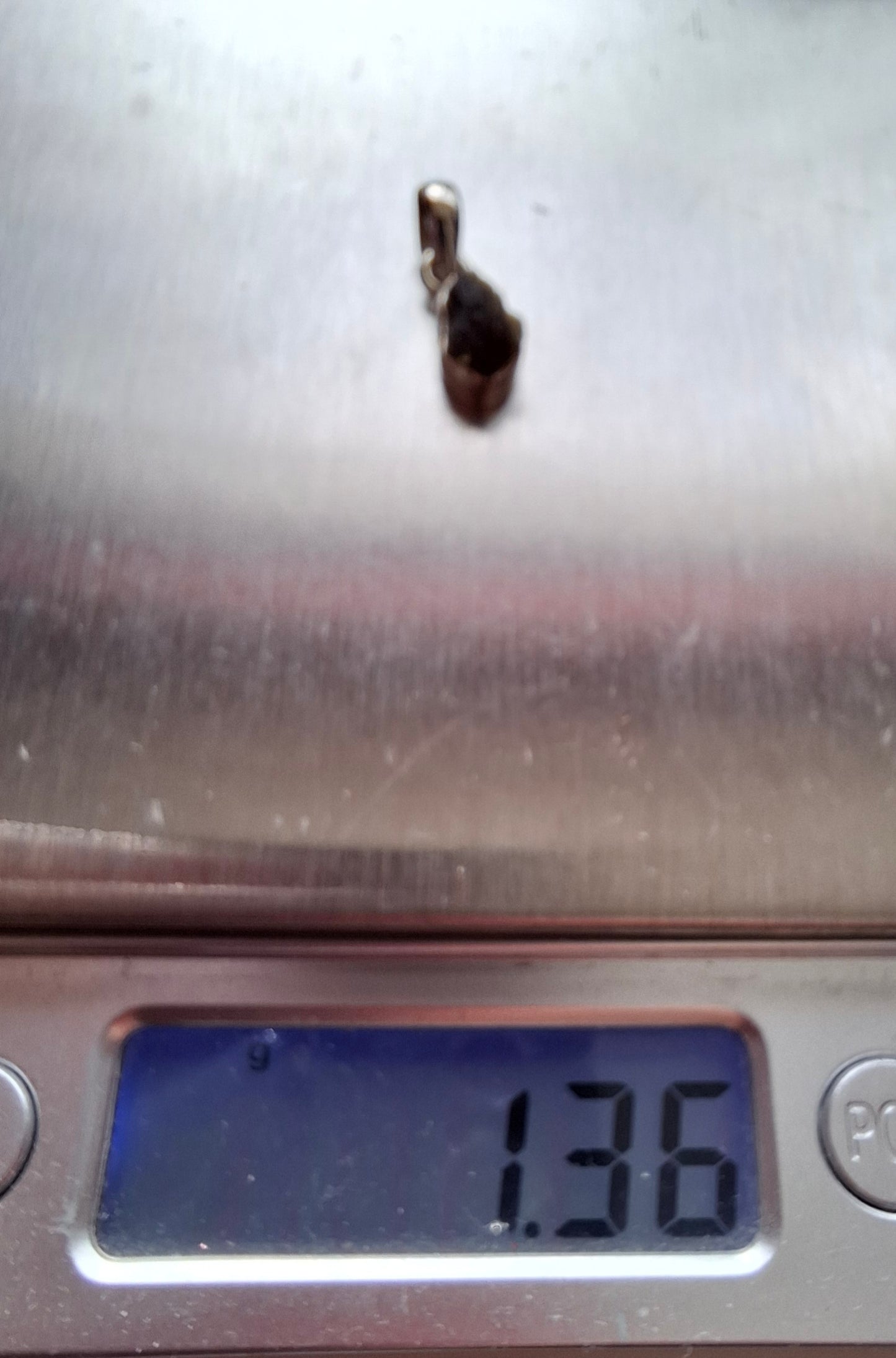 Moldavite Pendant, 925 Silver, Tektite (Ref: P58)