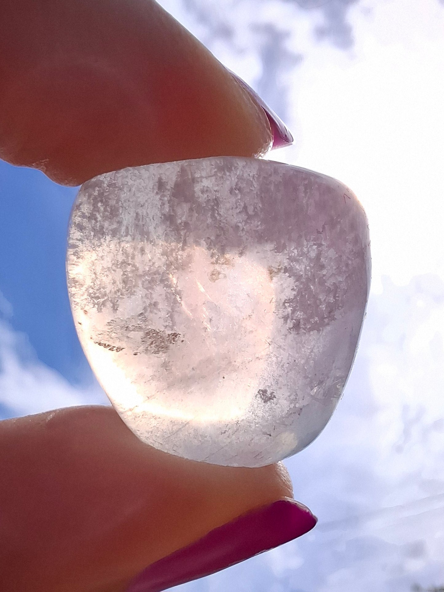Fluorite, Tumble Stone, Crystal (Ref: T59)