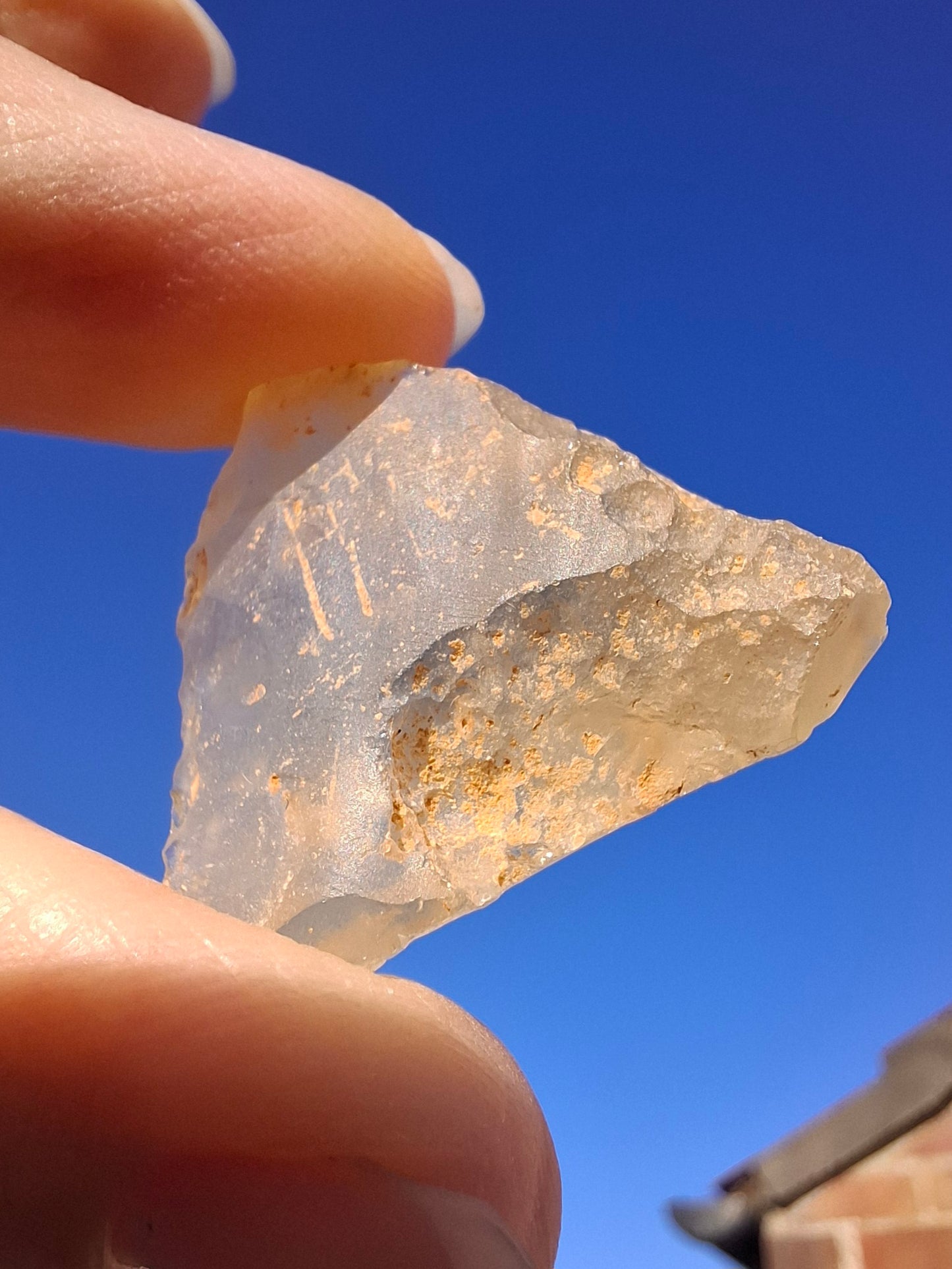 Libyan Desert Glass Piece, 7.91g, Tektite (Ref: LE8)