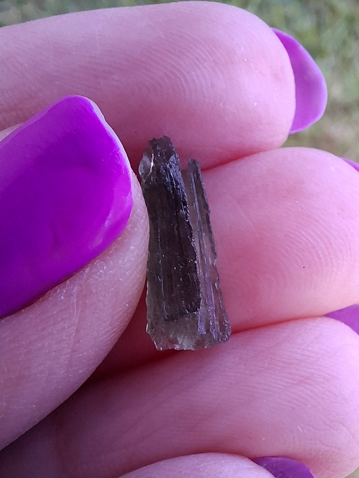 Moldavite Piece, 0.49g, Tektite (Ref: 1452)