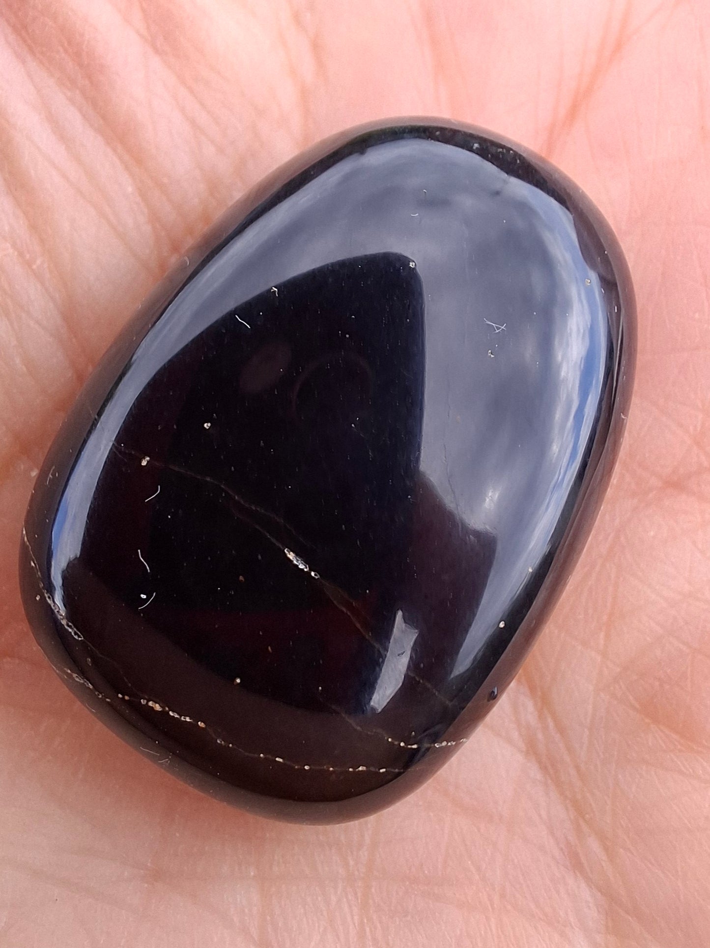 Blue Tigers Eye, Tumble Stone, Crystal (Ref: T20)