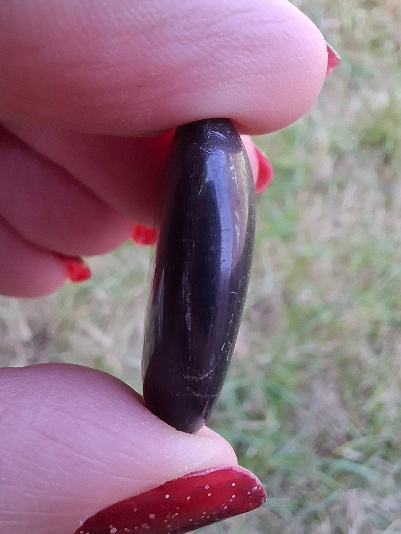 Black Tourmaline, Tumble Stone, Crystal (Ref: T218)