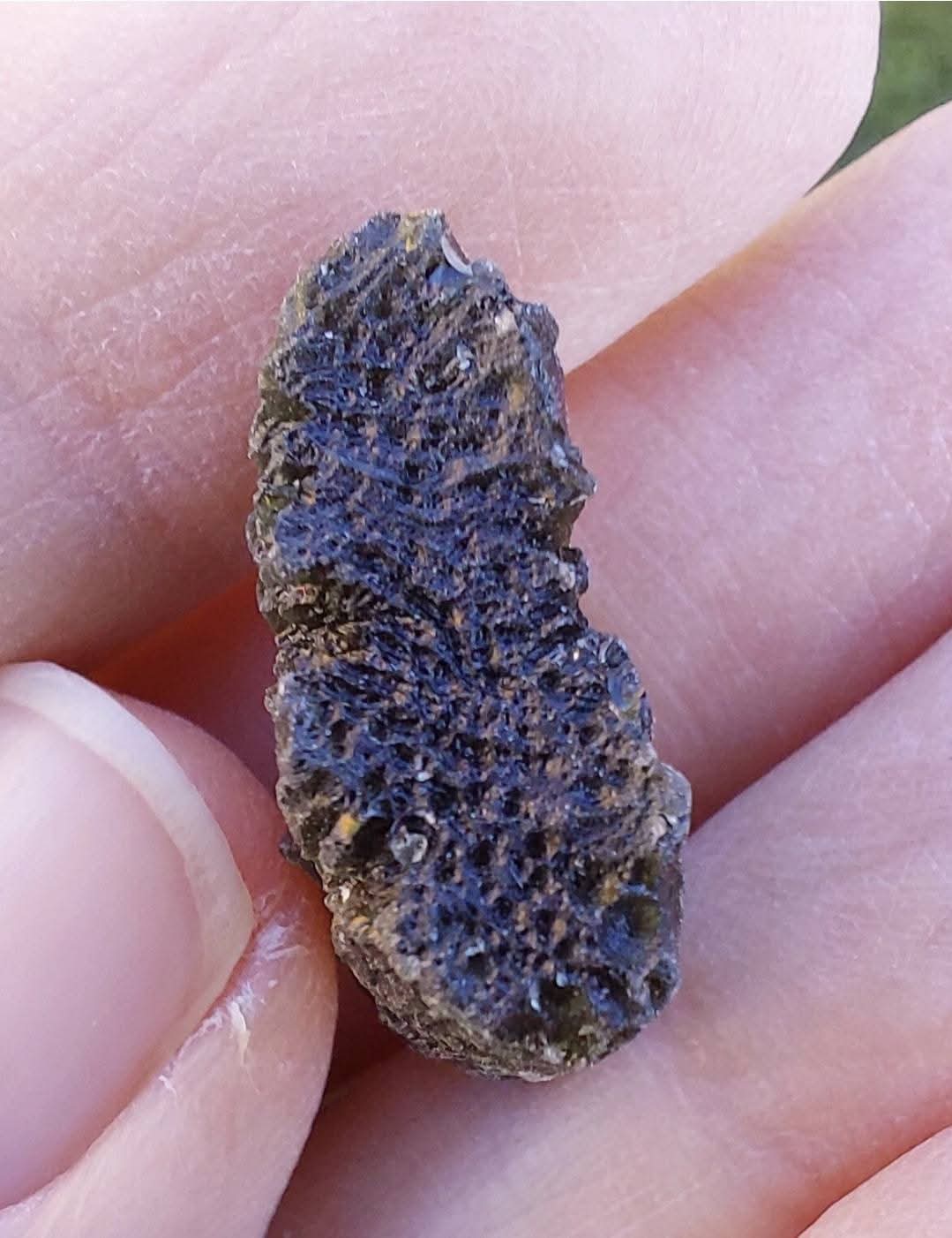 Moldavite Piece, CHLUM, 3.51g, Tektite (Ref: 1053)