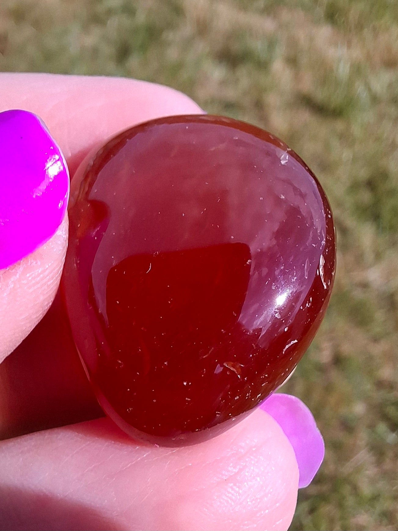 Carnelian, Tumble Stone, Crystal (Ref: T67)