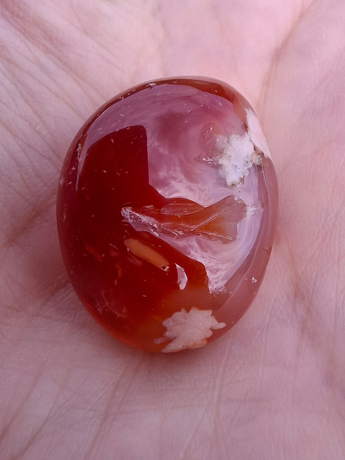 Carnelian, Tumble Stone, Crystal (Ref: T61)