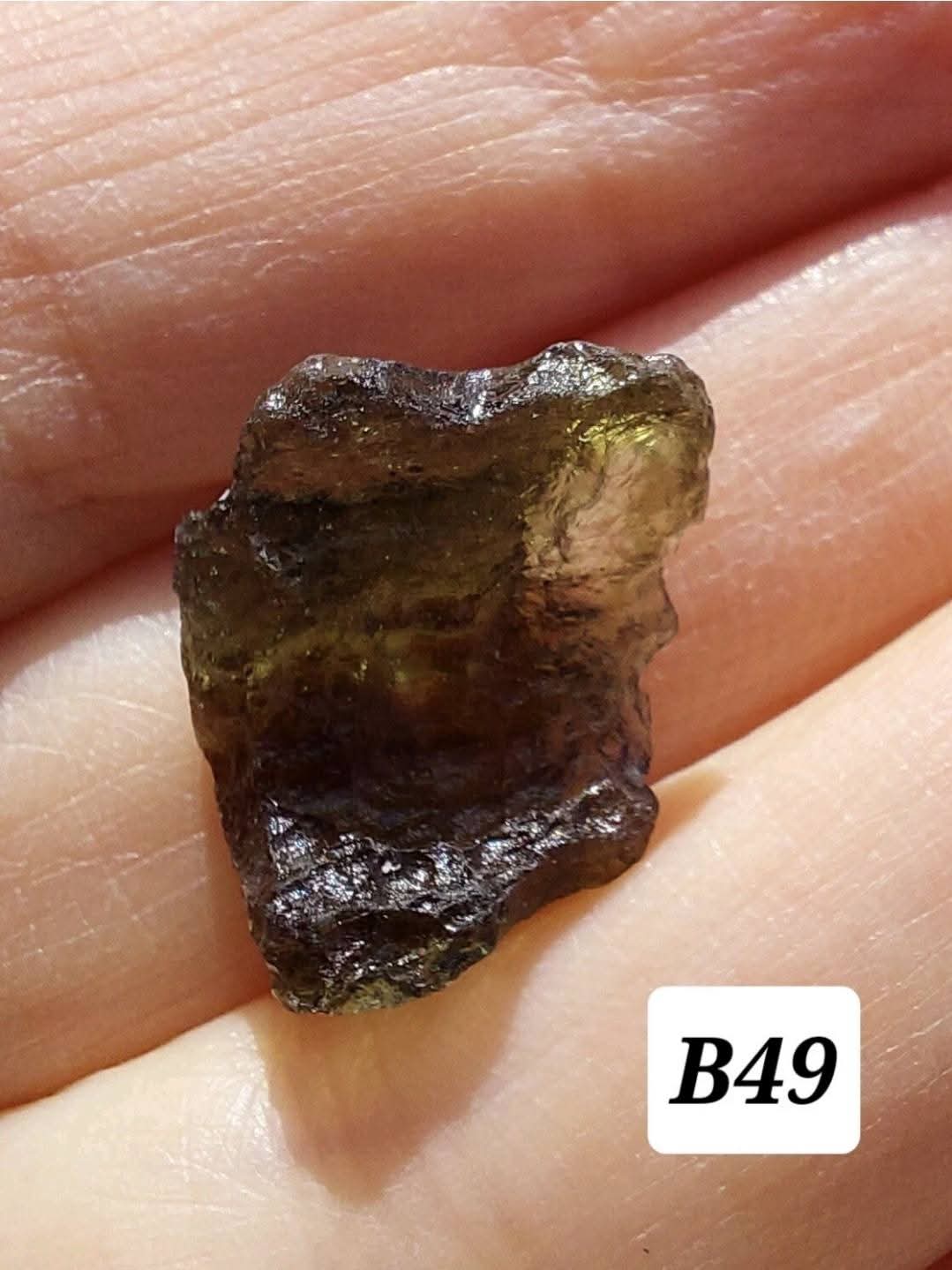 Moldavite Piece, 1.48g, Tektite (Ref: B49)