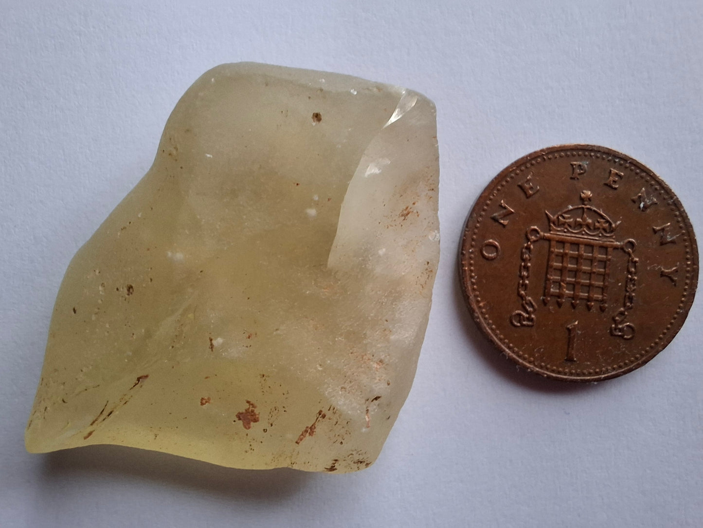Libyan Desert Glass Piece, 12.30g, Tektite