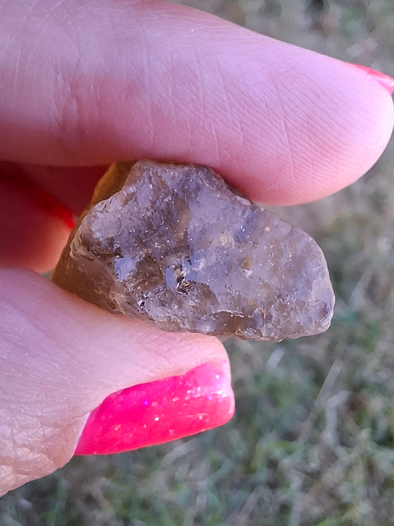 Libyan Desert Glass (darker) Piece, 11.69g, Tektite (Ref: L1366)