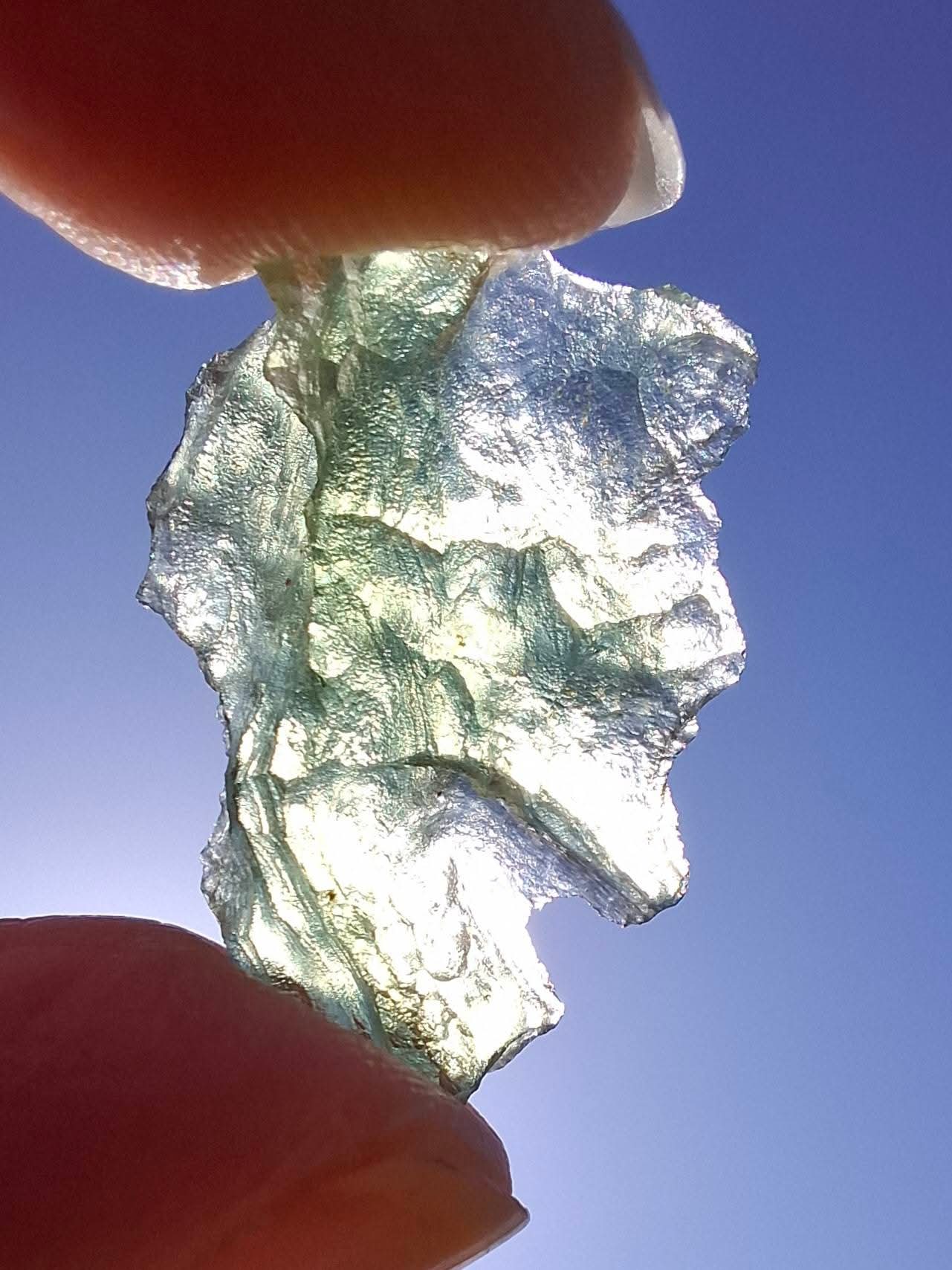 Moldavite Piece, PARYZ, 1.54g, Tektite (Ref: 1360)