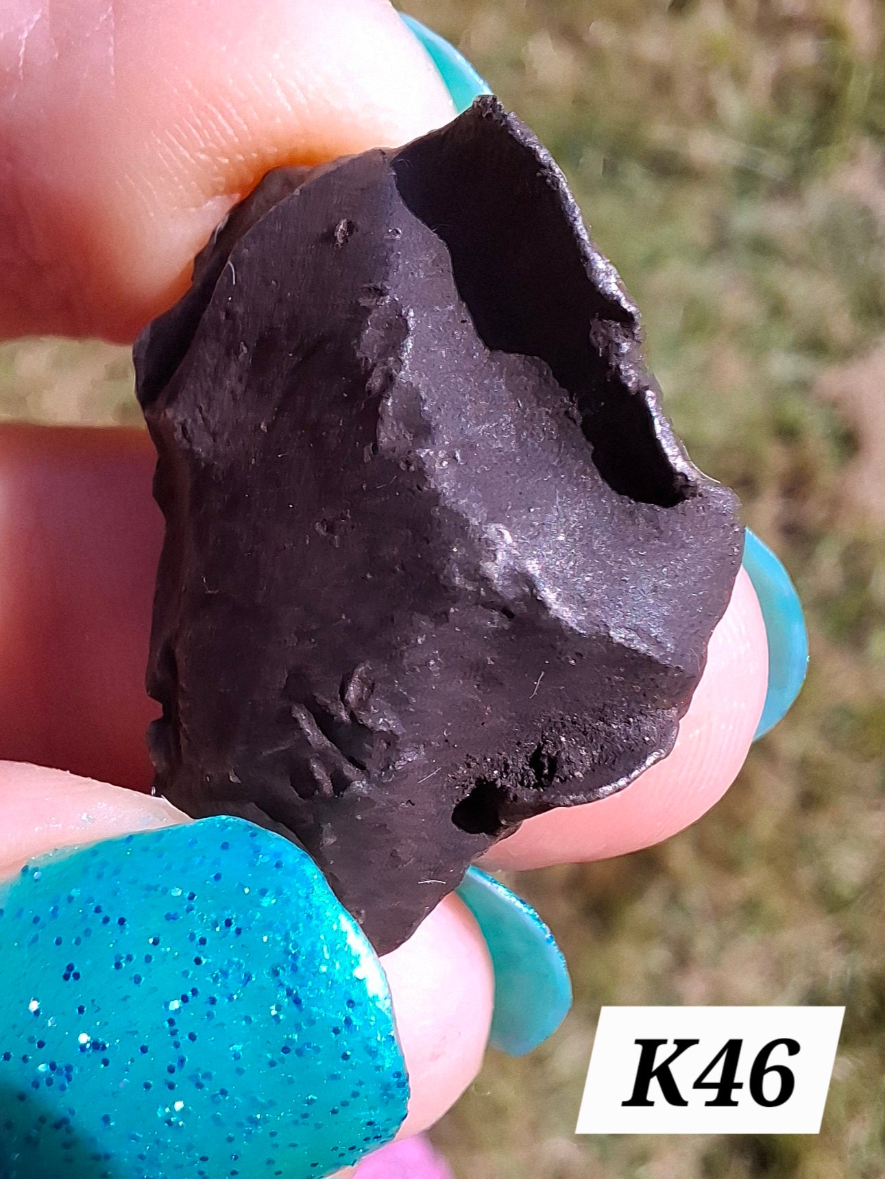 Gebel Kamil Iron Meteorite, 14.49g (Ref: K46)