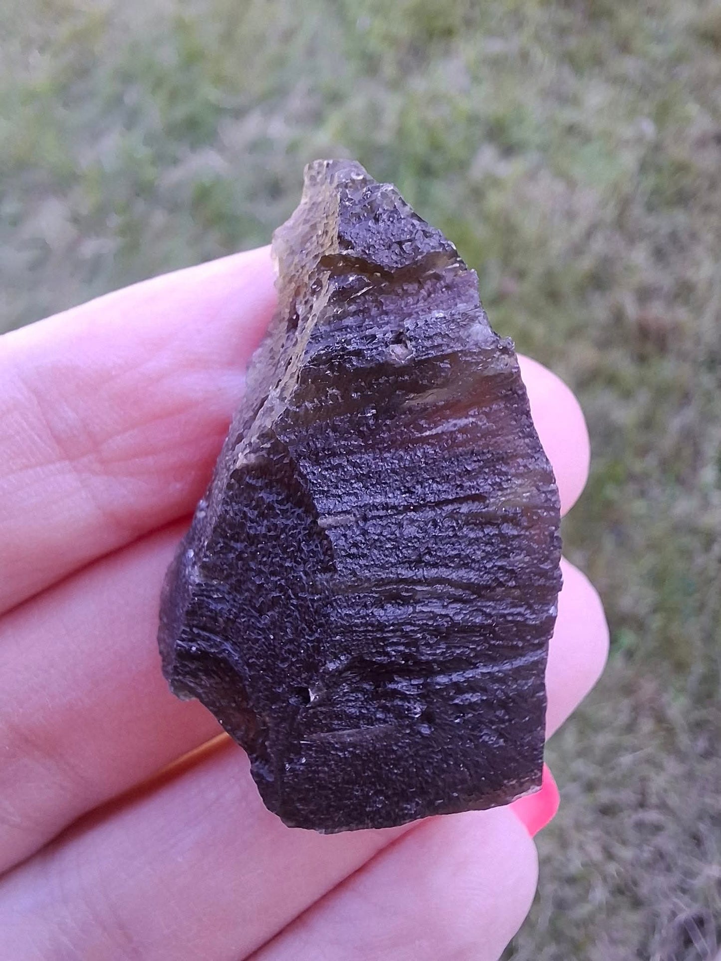 Moldavite Piece, JAKULE, 11.71g, Tektite (Ref: 1173)