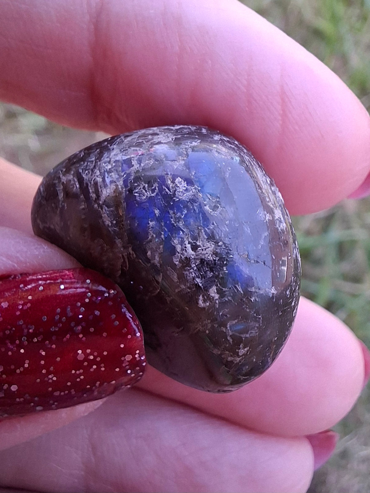Labradorite, Tumble Stone, Crystal (Ref: T212)