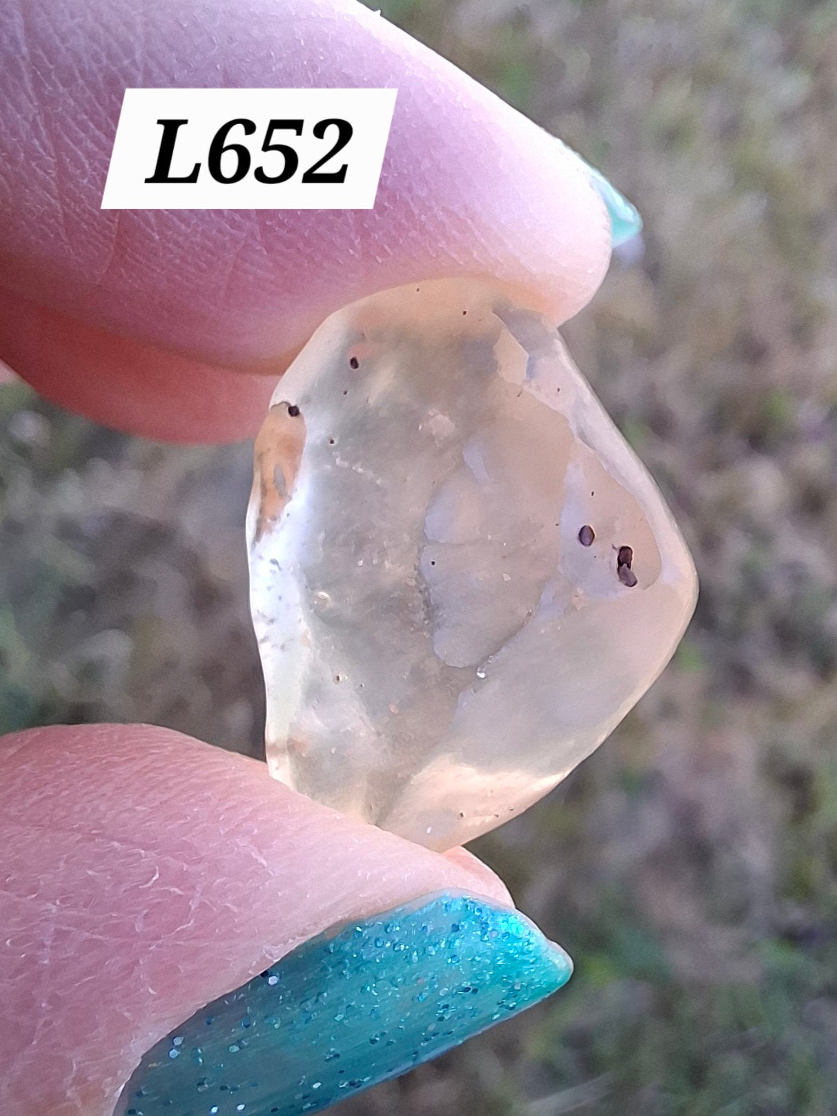 Libyan Desert Glass Piece, 3.16g, Tektite