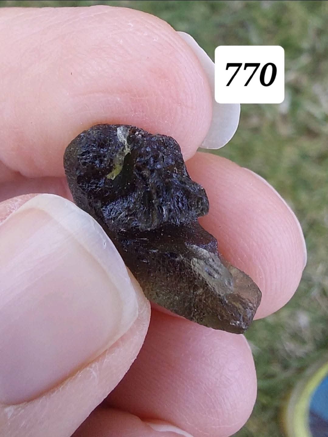 Moldavite Piece, 1.84g, Tektite (Ref: 770)