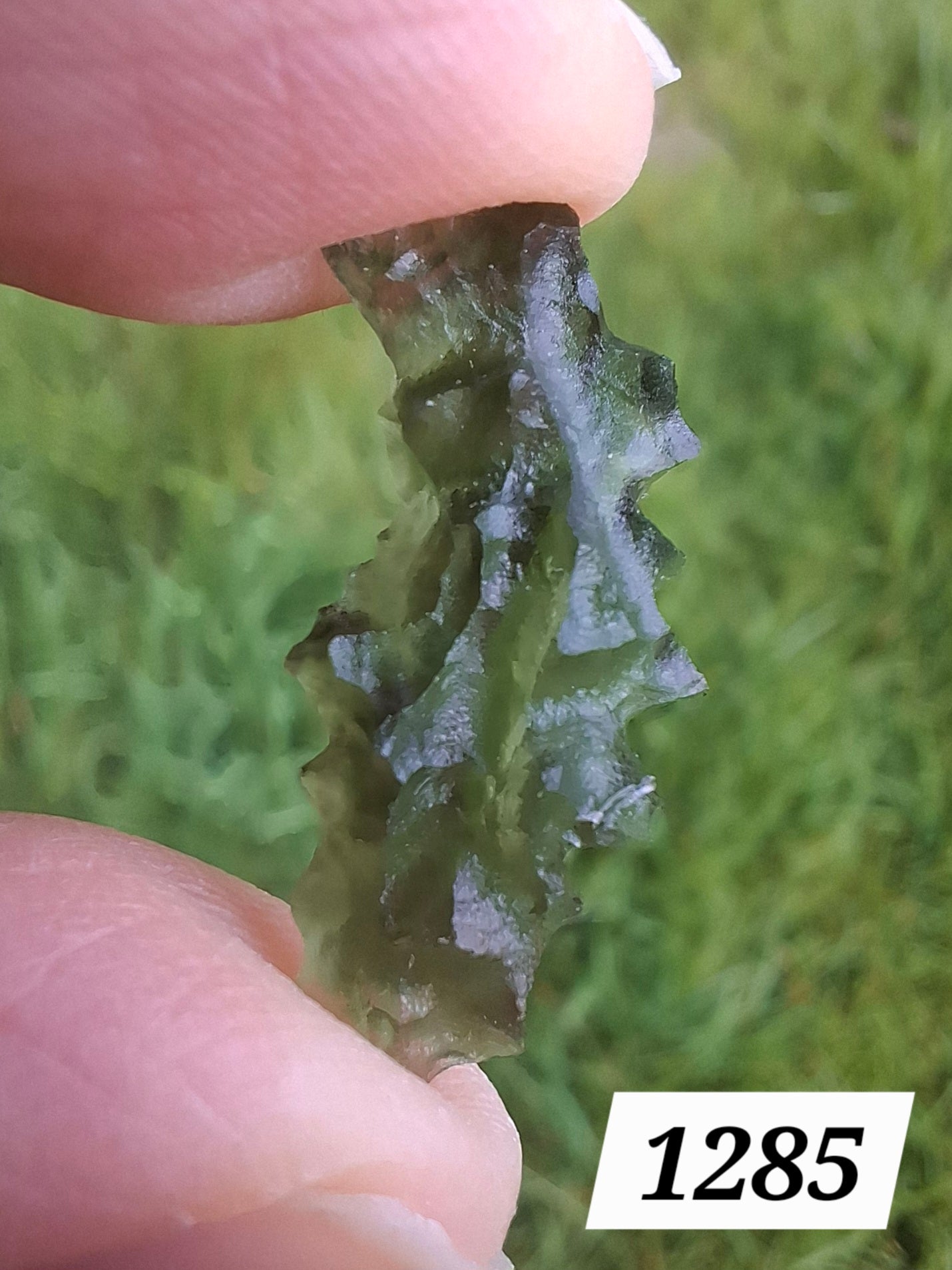 Moldavite Piece, JEZKOVNA BESEDNICE, 1.16g, Tektite (Ref: 1285)