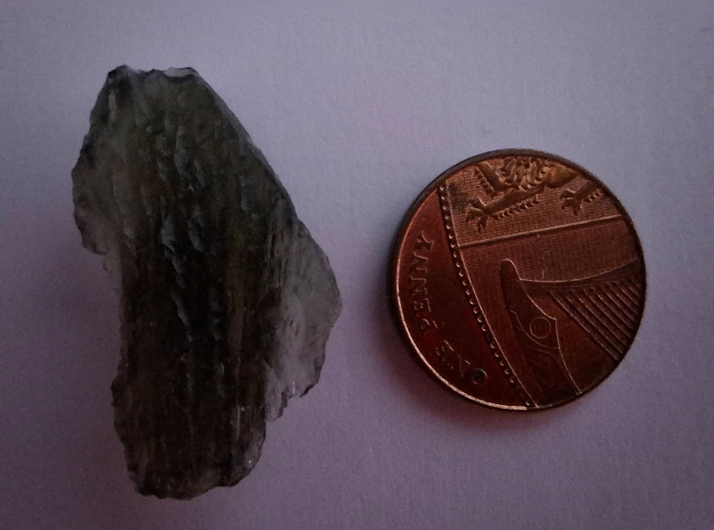 Moldavite Piece, MAROUSKOVO POLE, 2.91g, Tektite (Ref: 1359)