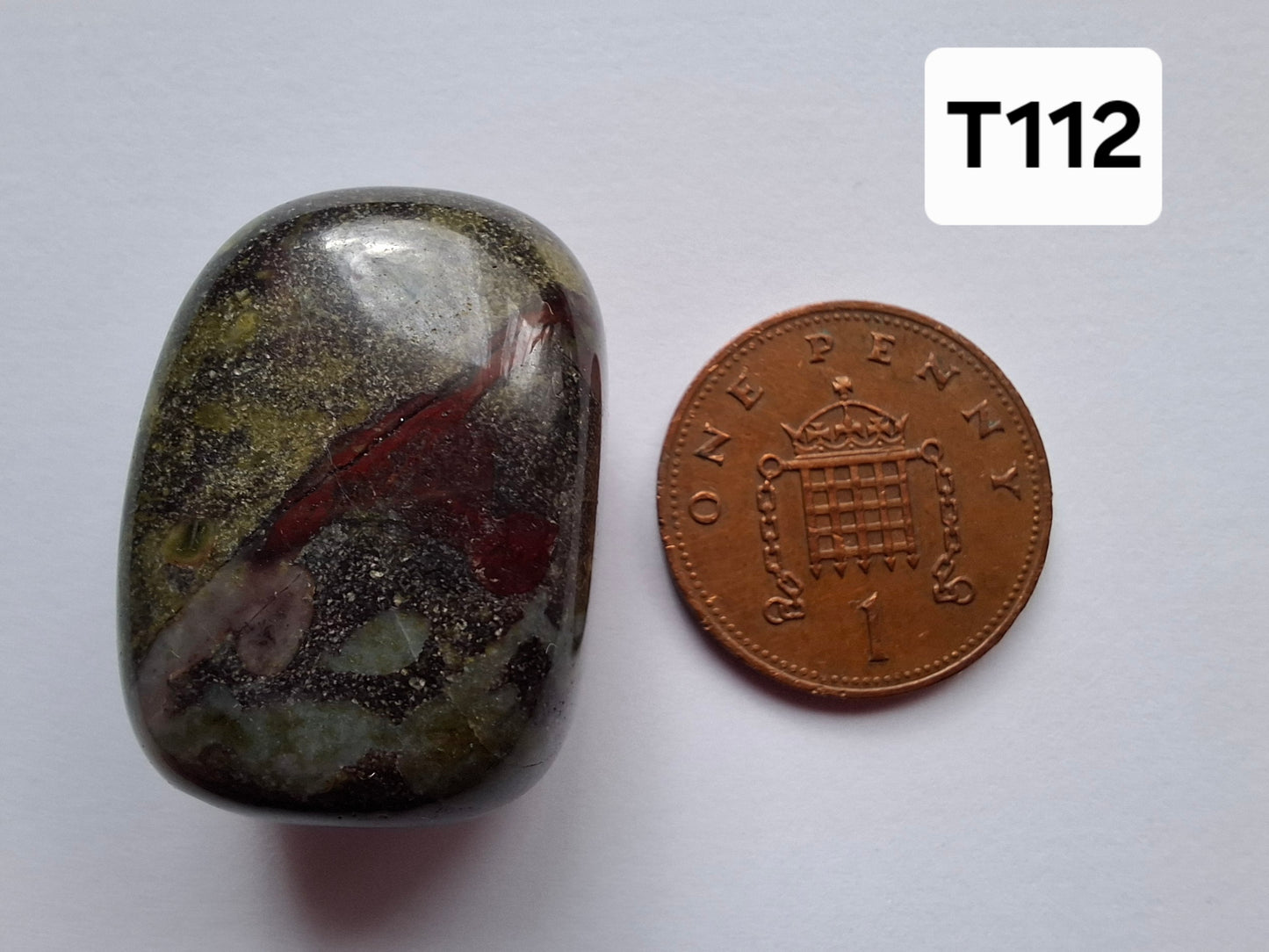 Dragons Blood Jasper, Tumble Stone, Crystal (Ref: T112)