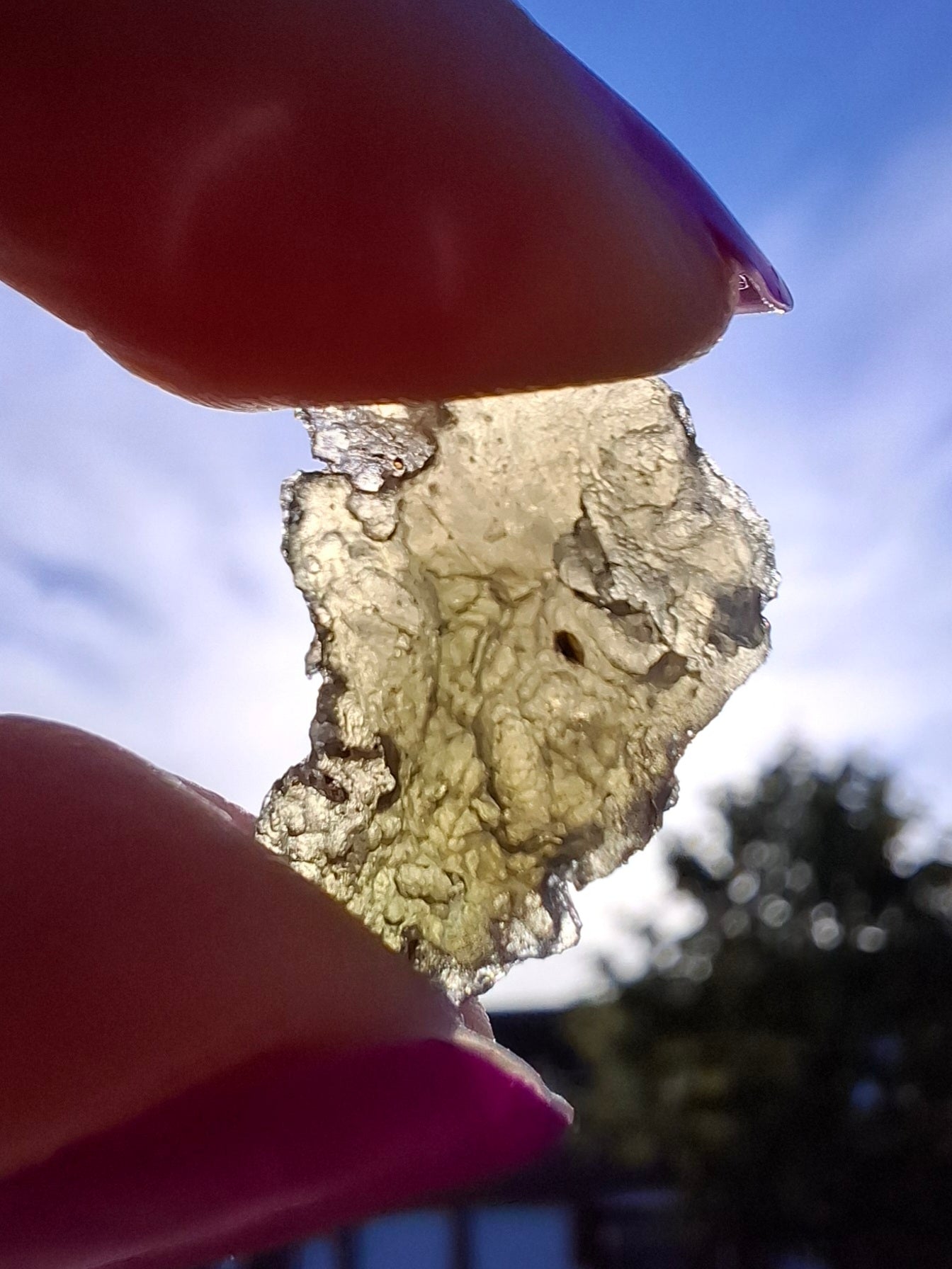 Moldavite Piece, 1.22g, Tektite (Ref: 1464)