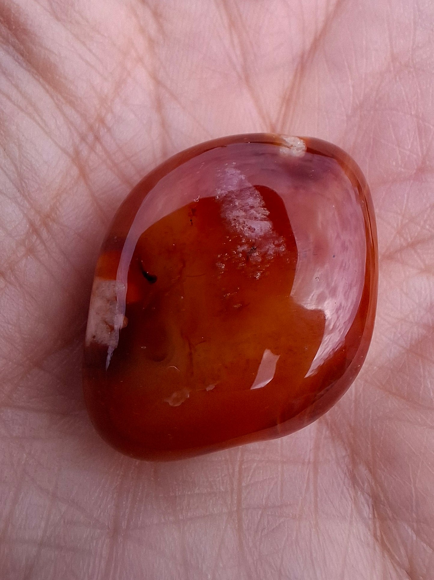 Carnelian, Tumble Stone, Crystal (Ref: T63)