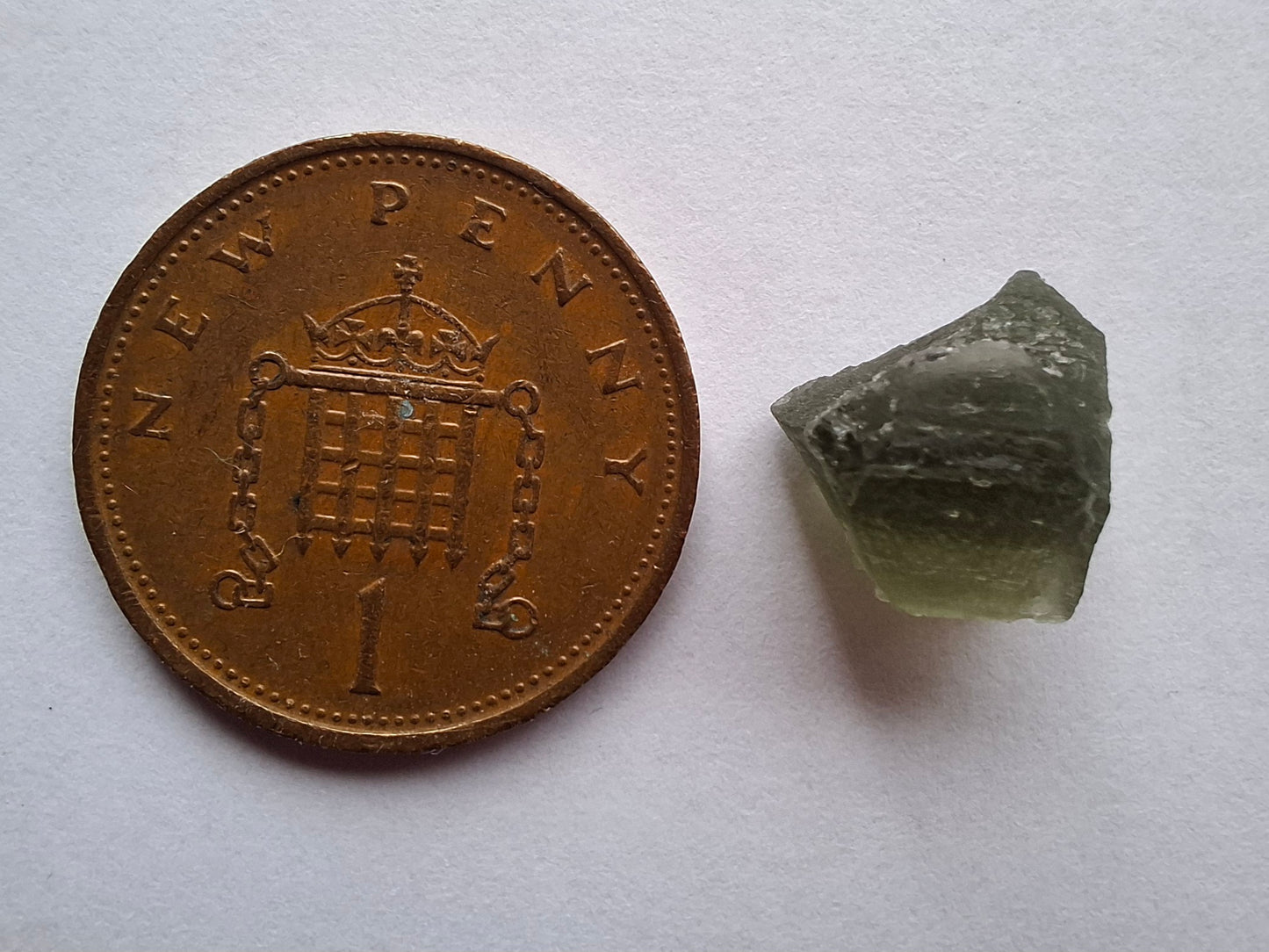 Moldavite Piece, 1.00g, Tektite (Ref: 1398)