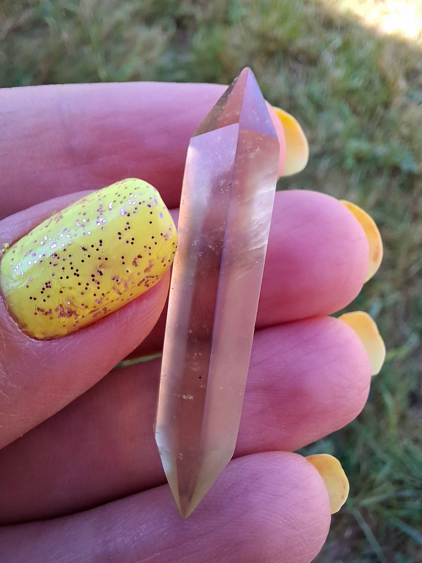 Libyan Desert Glass DT Carving, 4.71g, Tektite (Ref: LDT9)