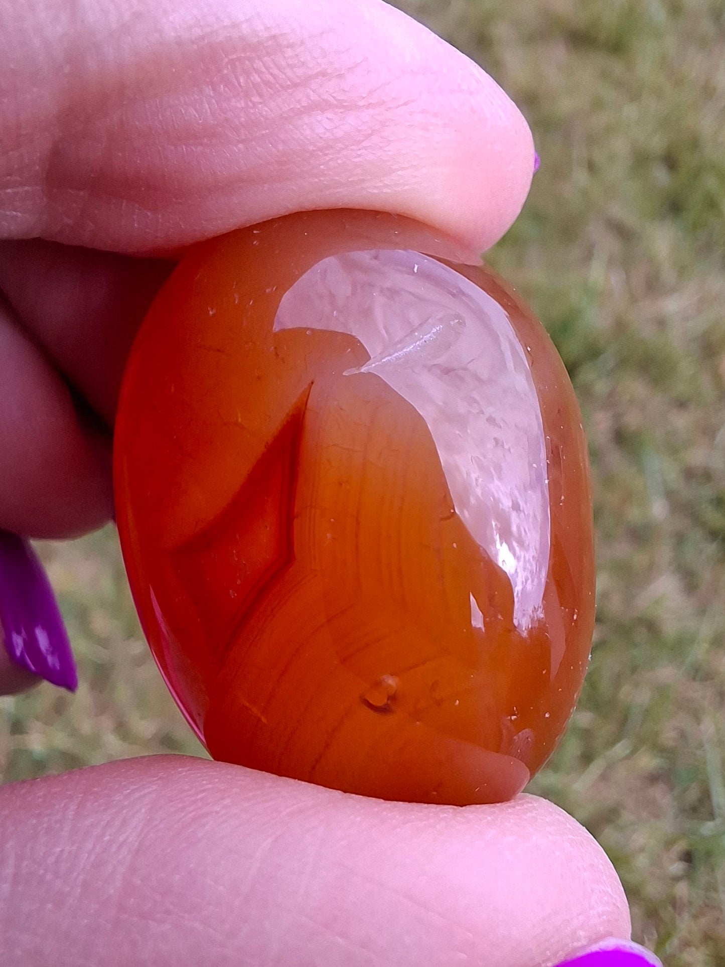 Carnelian, Tumble Stone, Crystal (Ref: T65)