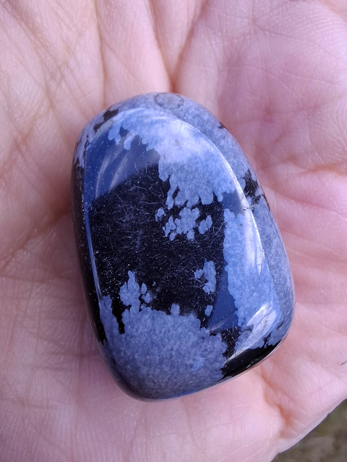 Snowflake Obsidian, Tumble Stone, Crystal (Ref: T99)