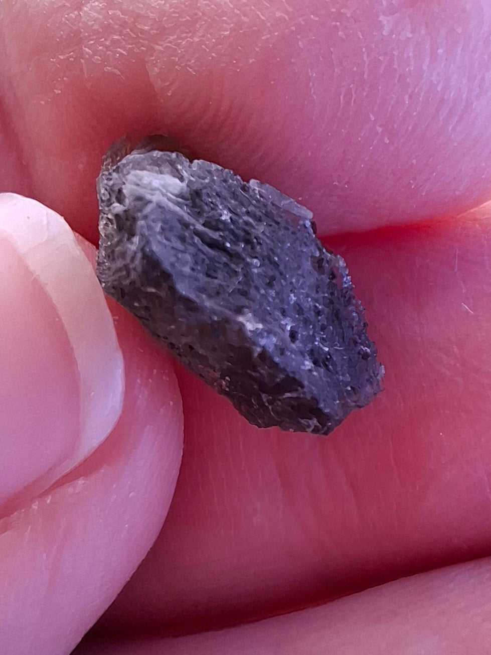 DRILLED Moldavite Piece, 0.92g, Tektite (Ref: D8)