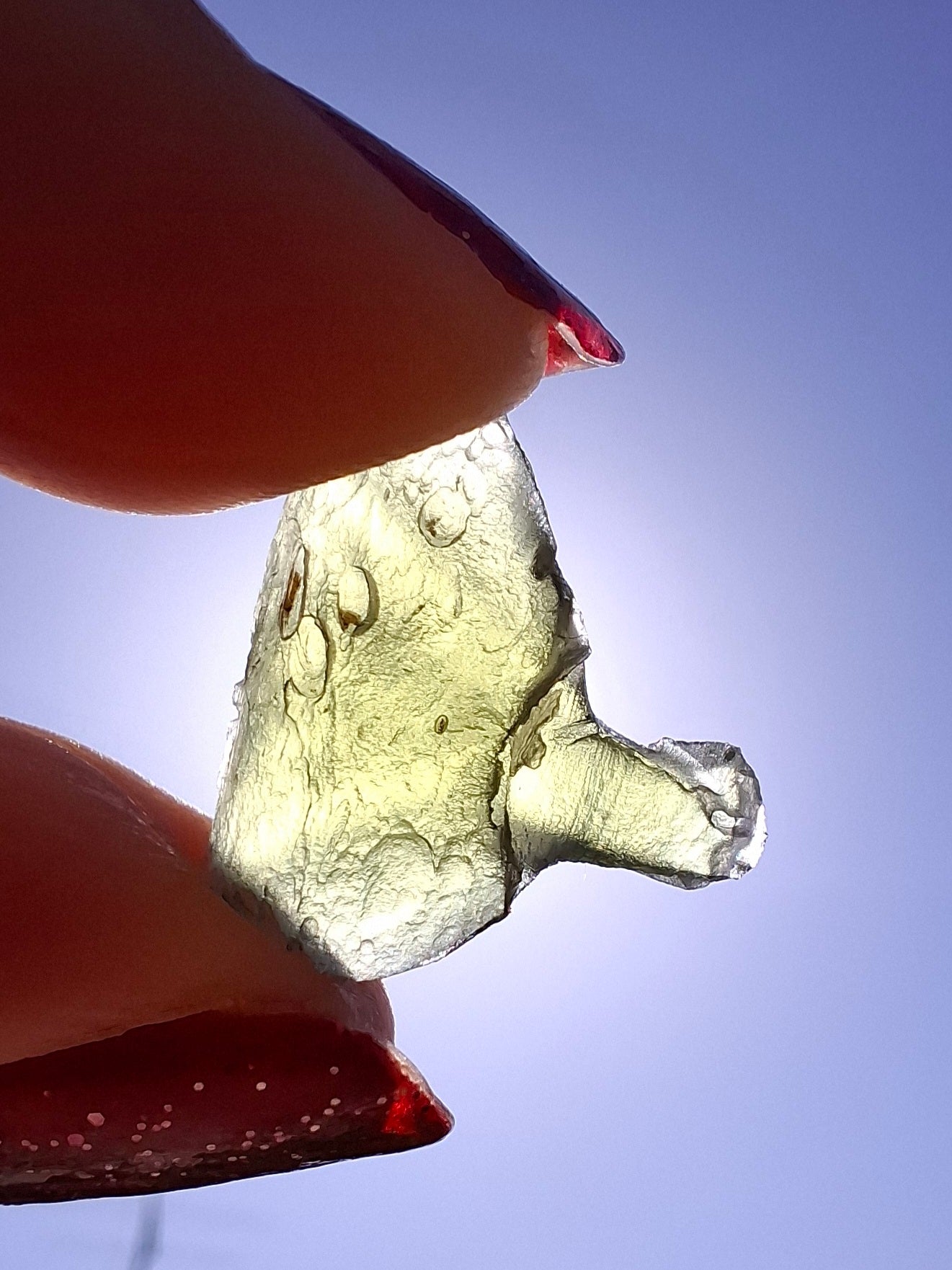 Moldavite Piece, 1.68g, Tektite (Ref: 1468)