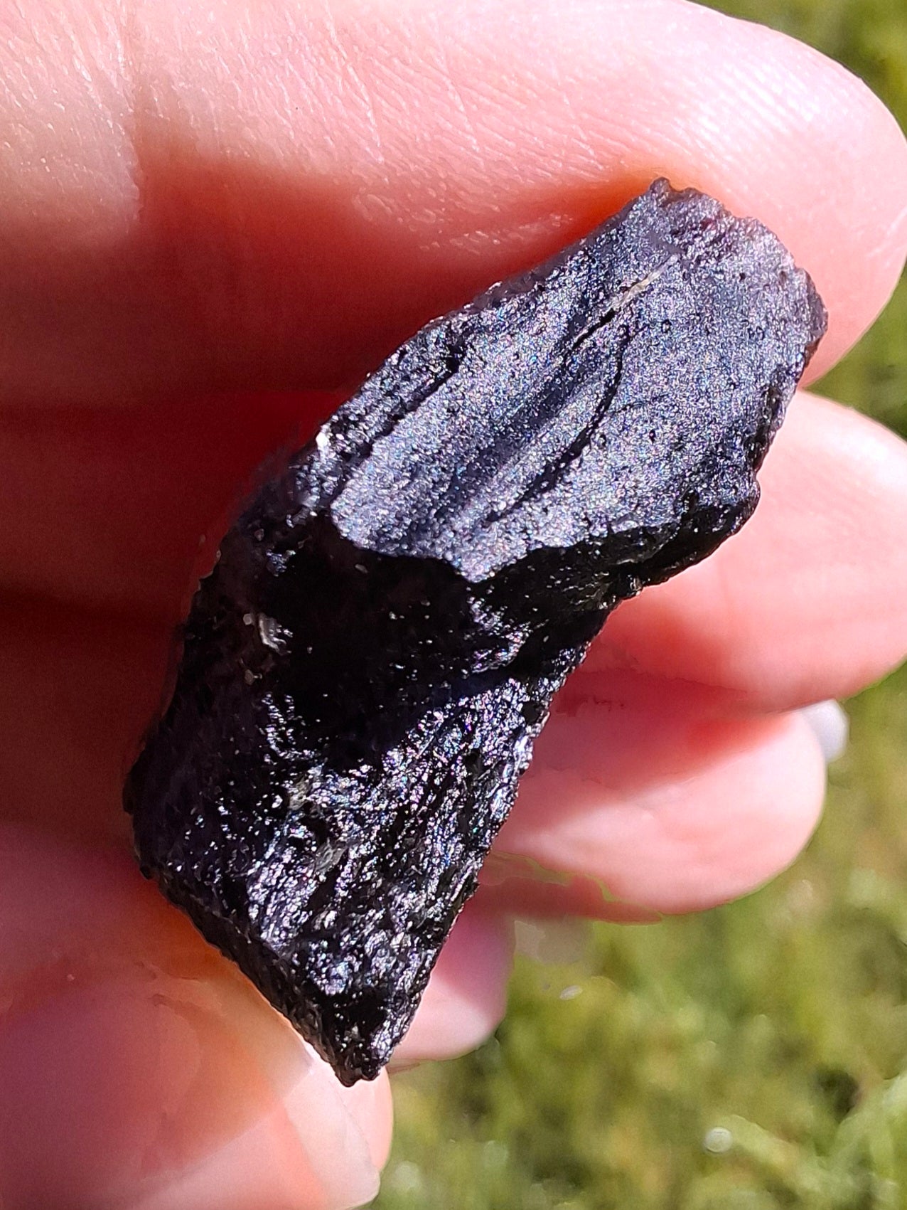 Moldavite Piece, JAKULE, 11.71g, Tektite (Ref: 1173)