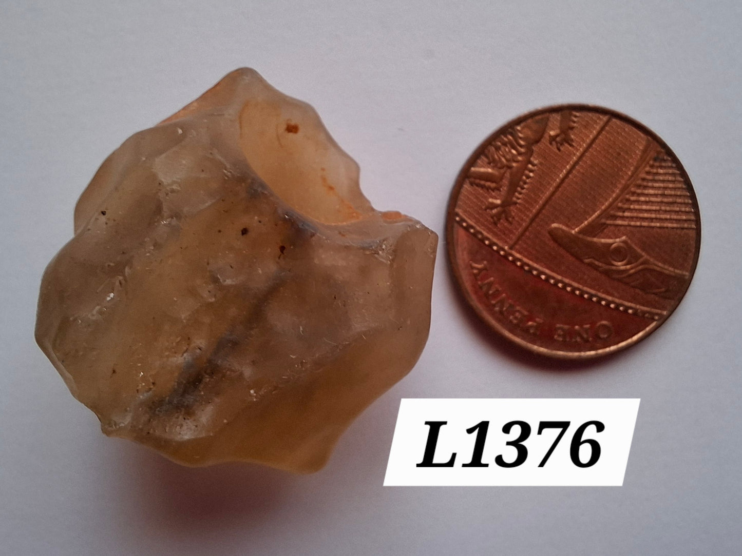 Libyan Desert Glass (darker) Piece, 10.32g, Tektite (Ref: L1376)