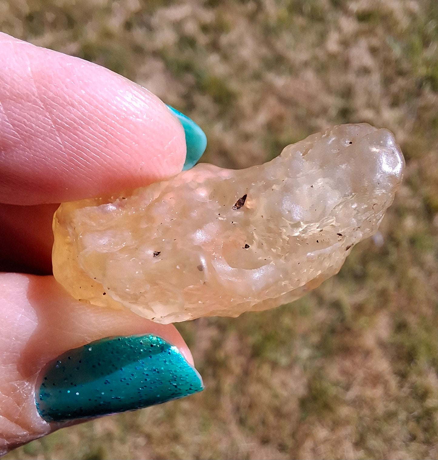 Libyan Desert Glass Piece, 10.00g, Tektite