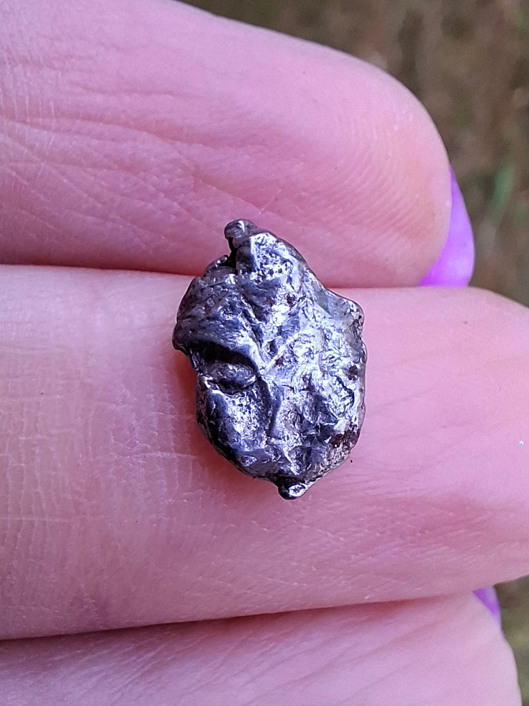 Campo del Cielo, 0.96g, Nickel Iron Meteorite (Ref: C7)